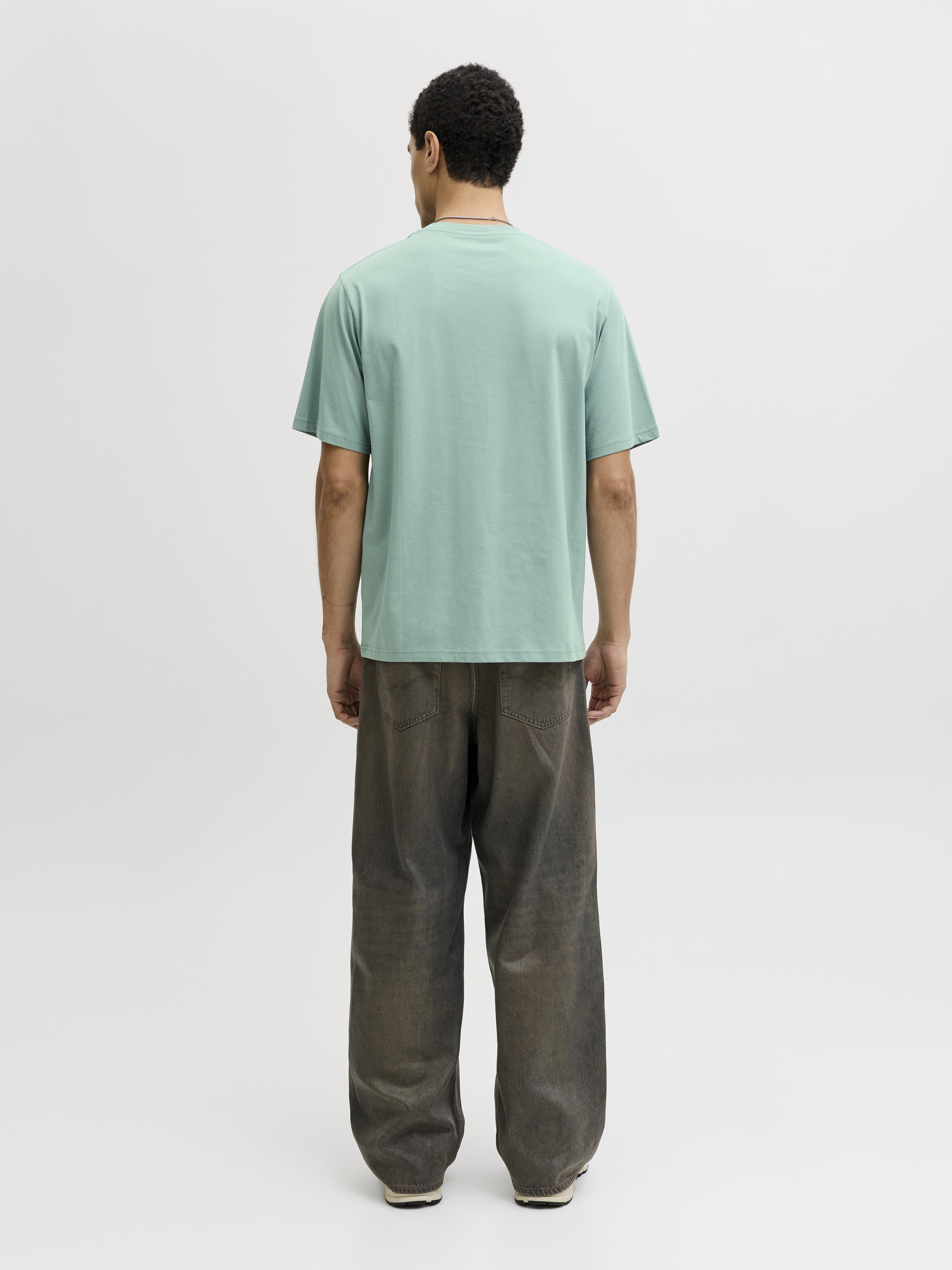 Jack & Jones Herren T-Shirts kurz Mineral Blue