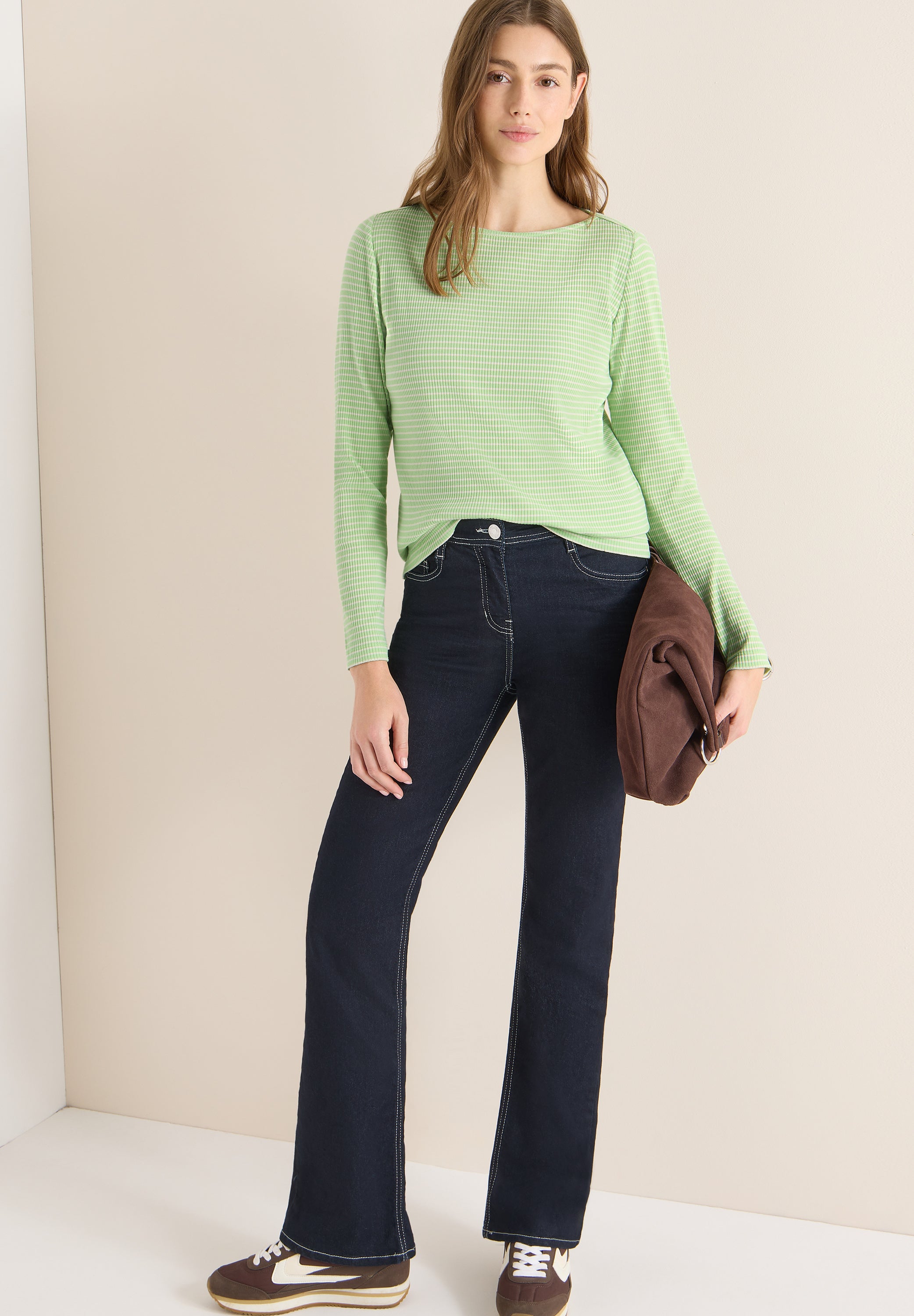 Cecil Damen T-Shirts Bamboo Gr