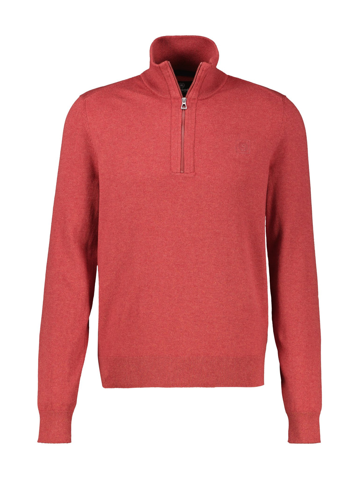Lerros Herren Pullover Muted Red Melan