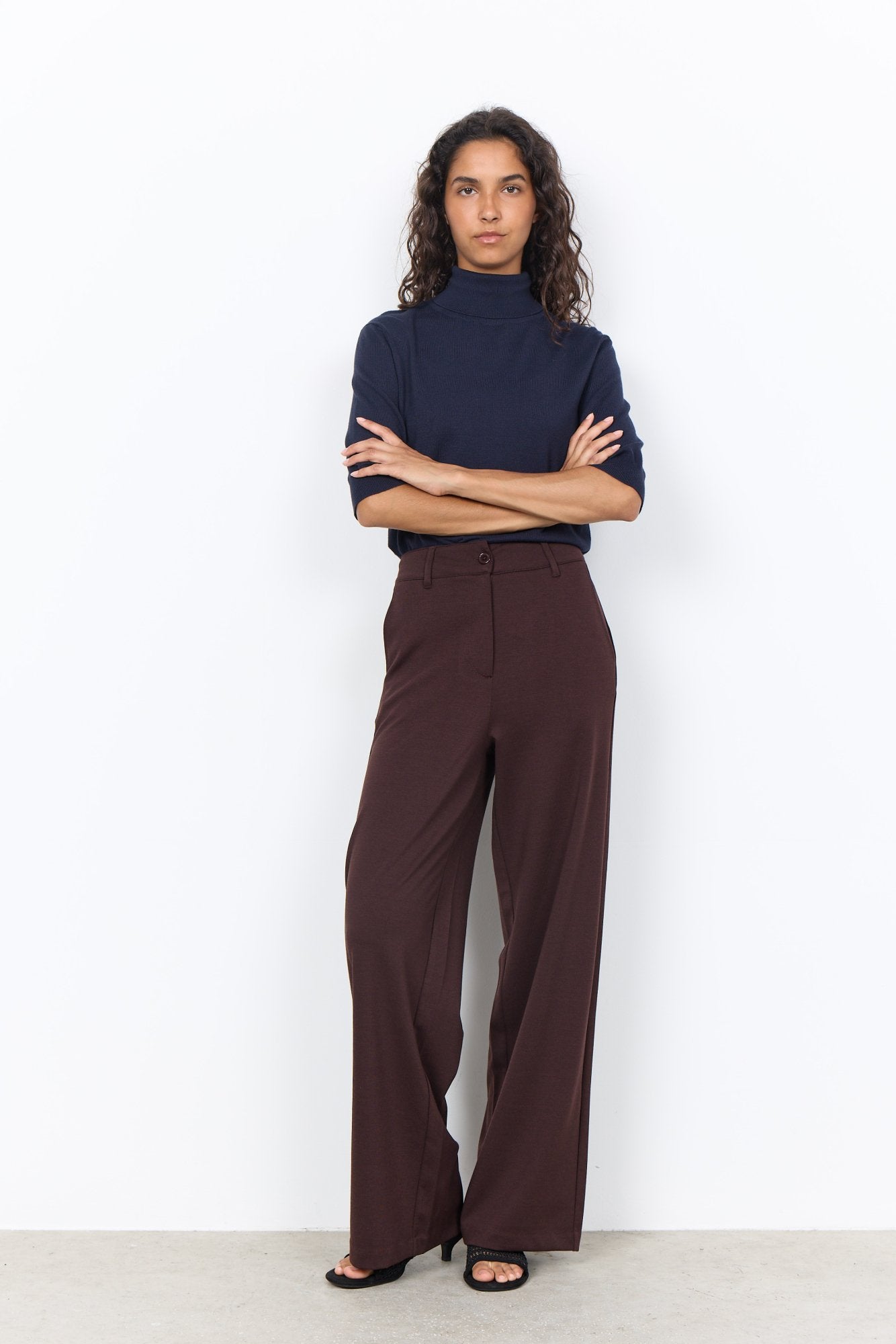 Soya Concept Damen Hosen Chocolate Plum