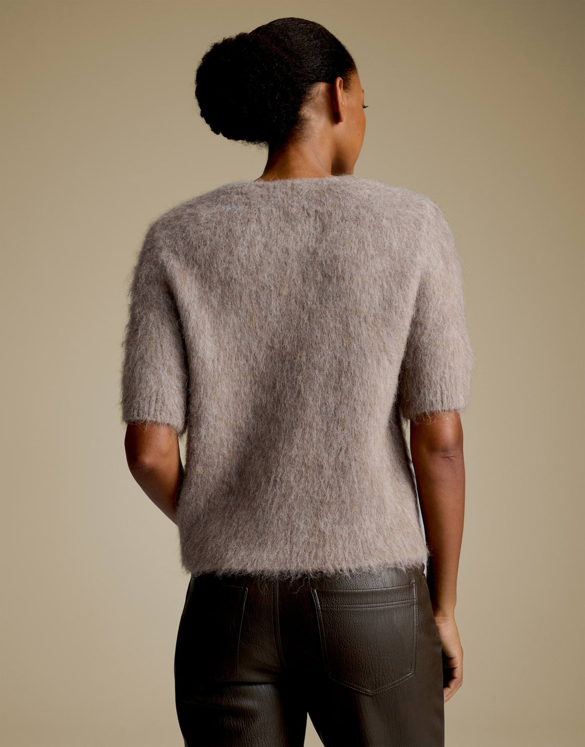 Someday Damen Pullover Taupewood Melan