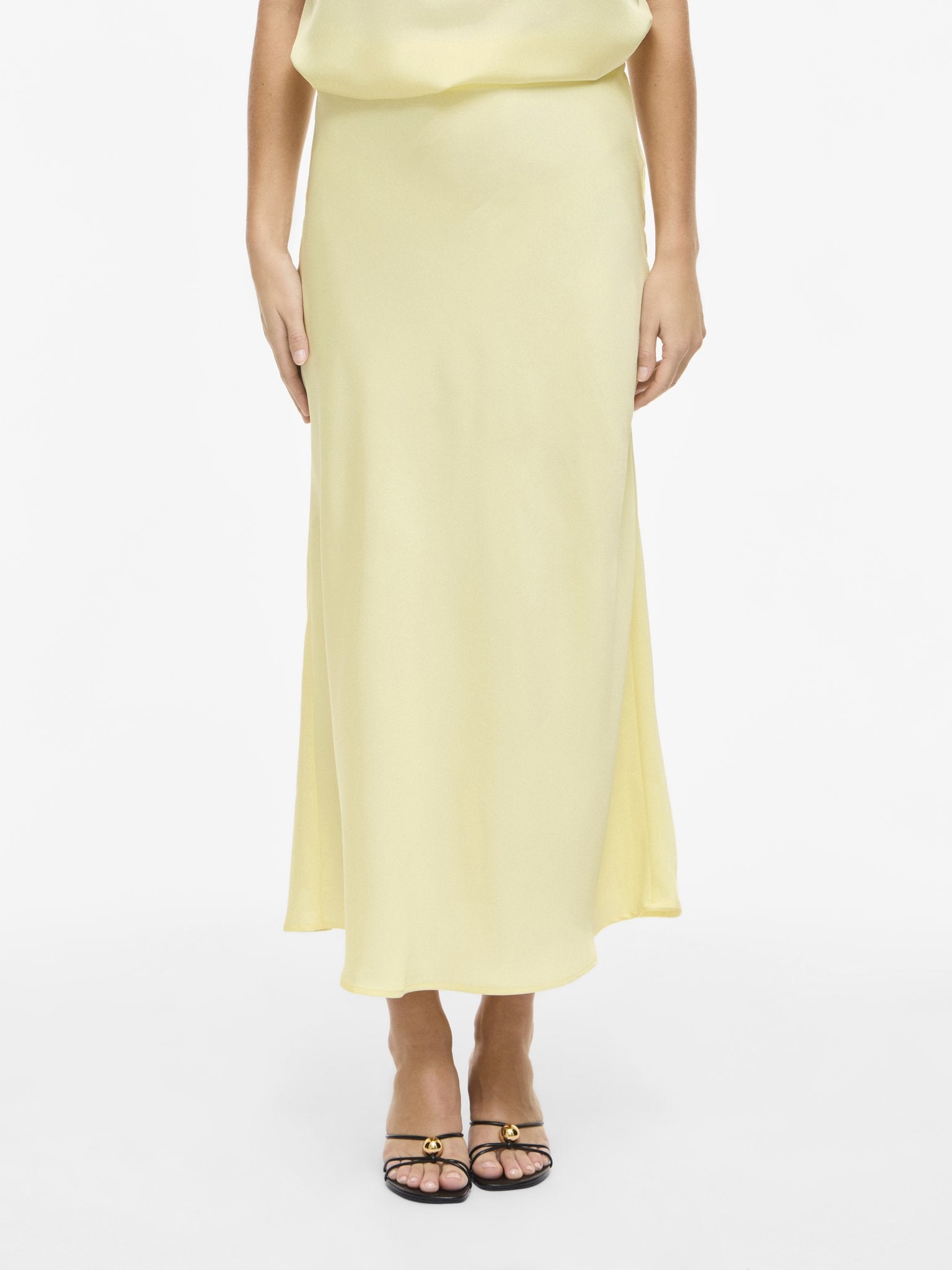 Vila Damen Rock Pastel Yellow