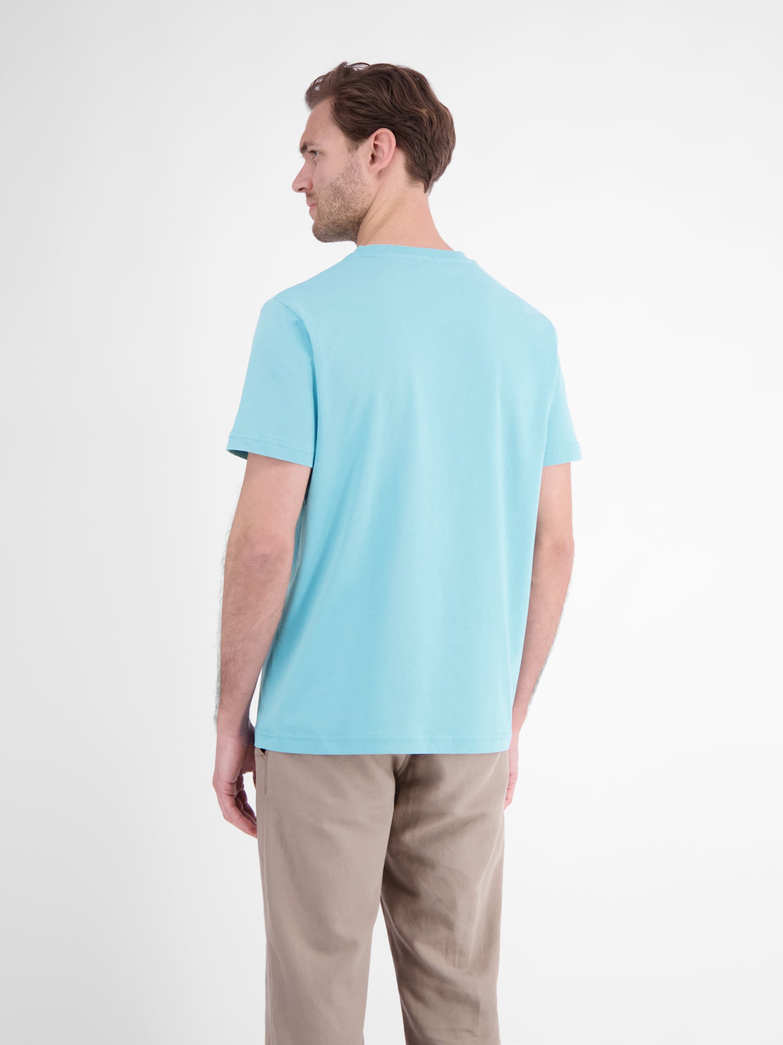 Lerros Herren T-Shirts kurz Reef Blue