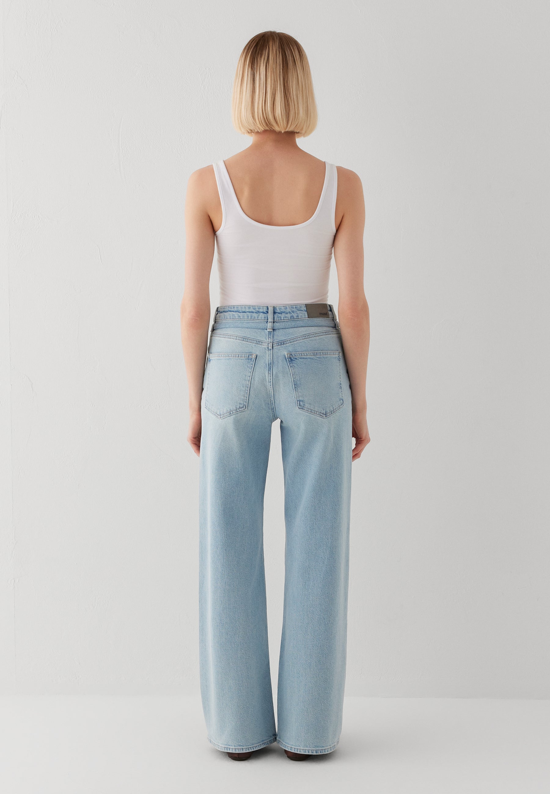 Mavi Damen Jeans Lt Brushed Deni