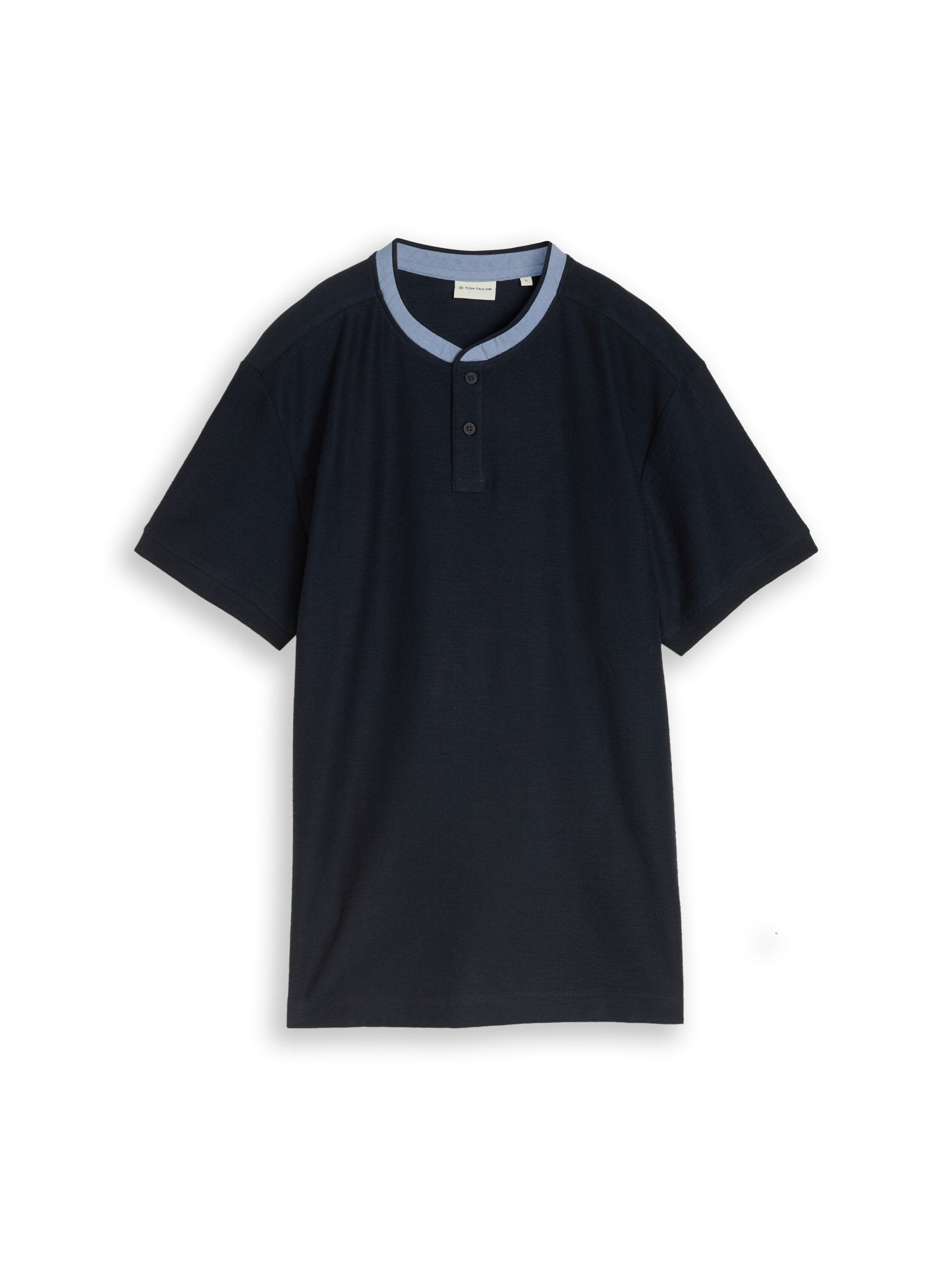 Tom Tailor Herren Polo-Shirts Sky Captain Blu