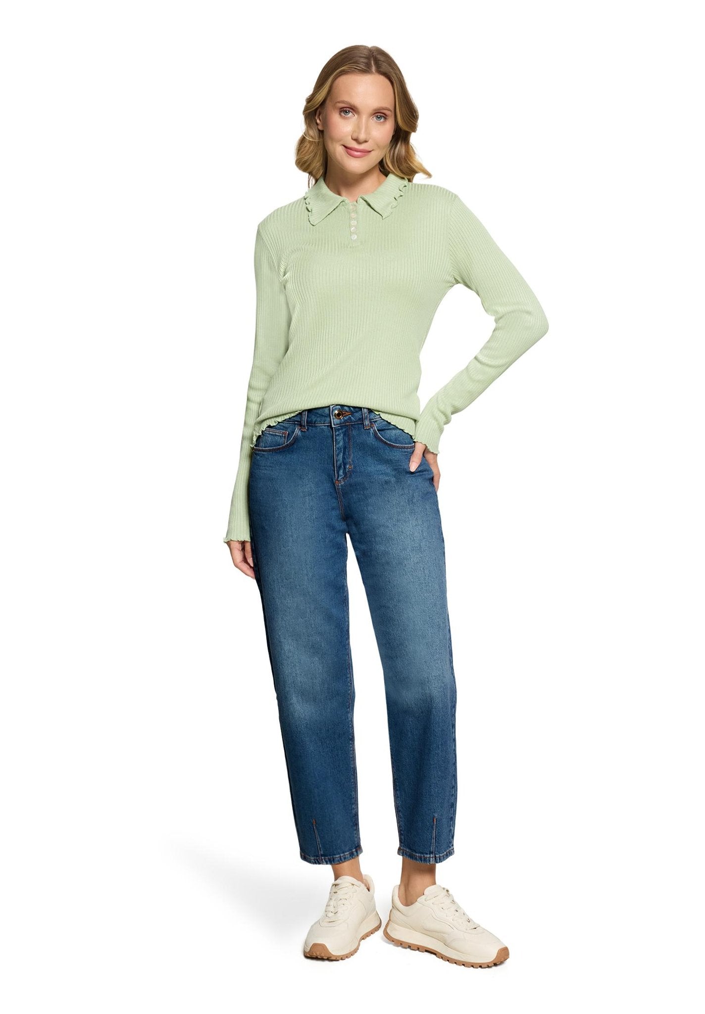 Cartoon Damen Jeans Dark Blue Denim