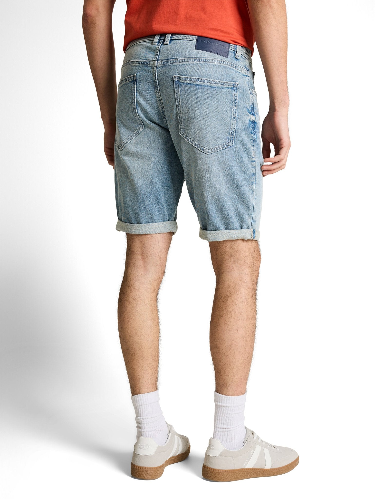 Tom Tailor Herren Shorts Light Stone Blu