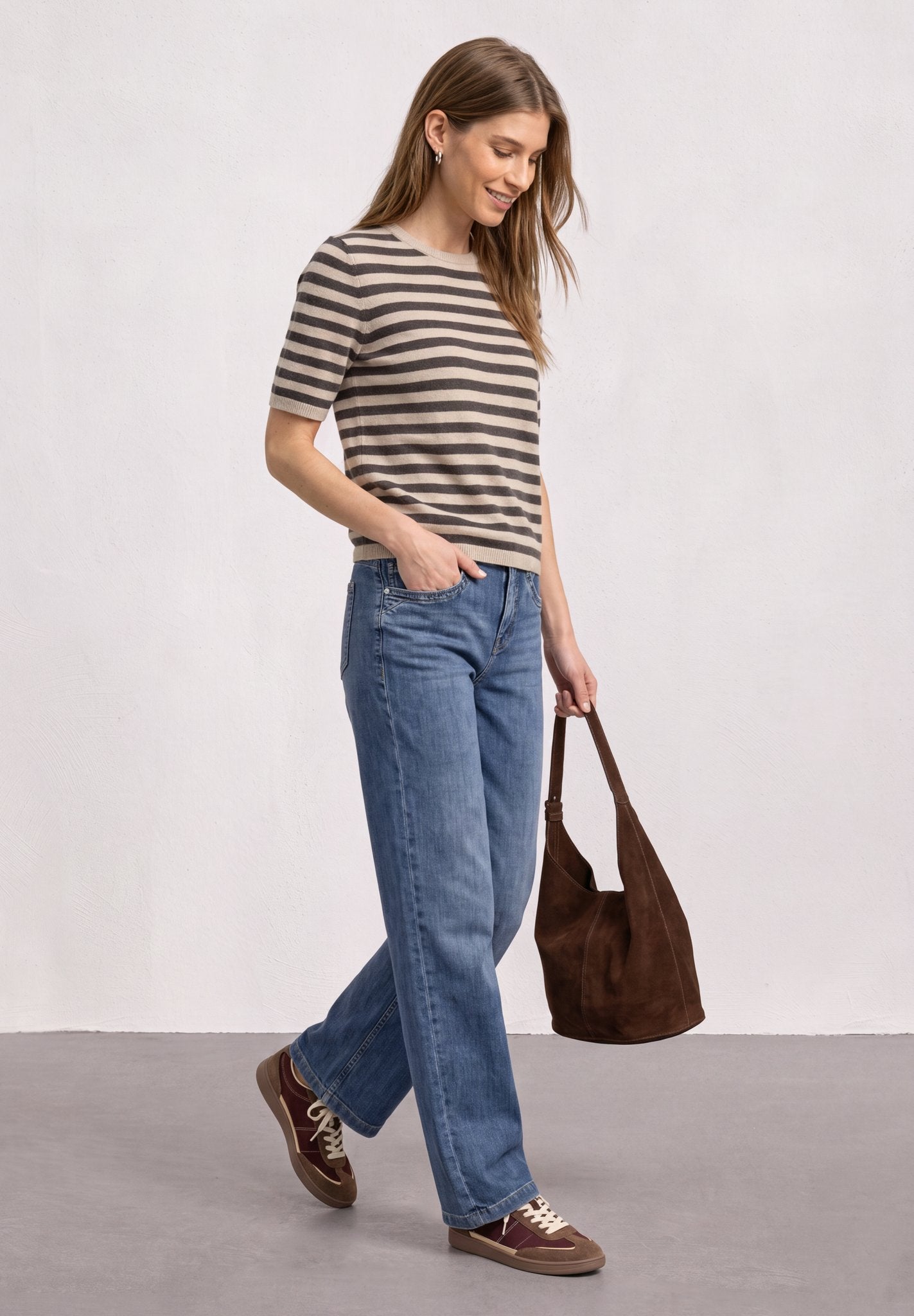 Street One Damen Pullover  Clay Sand