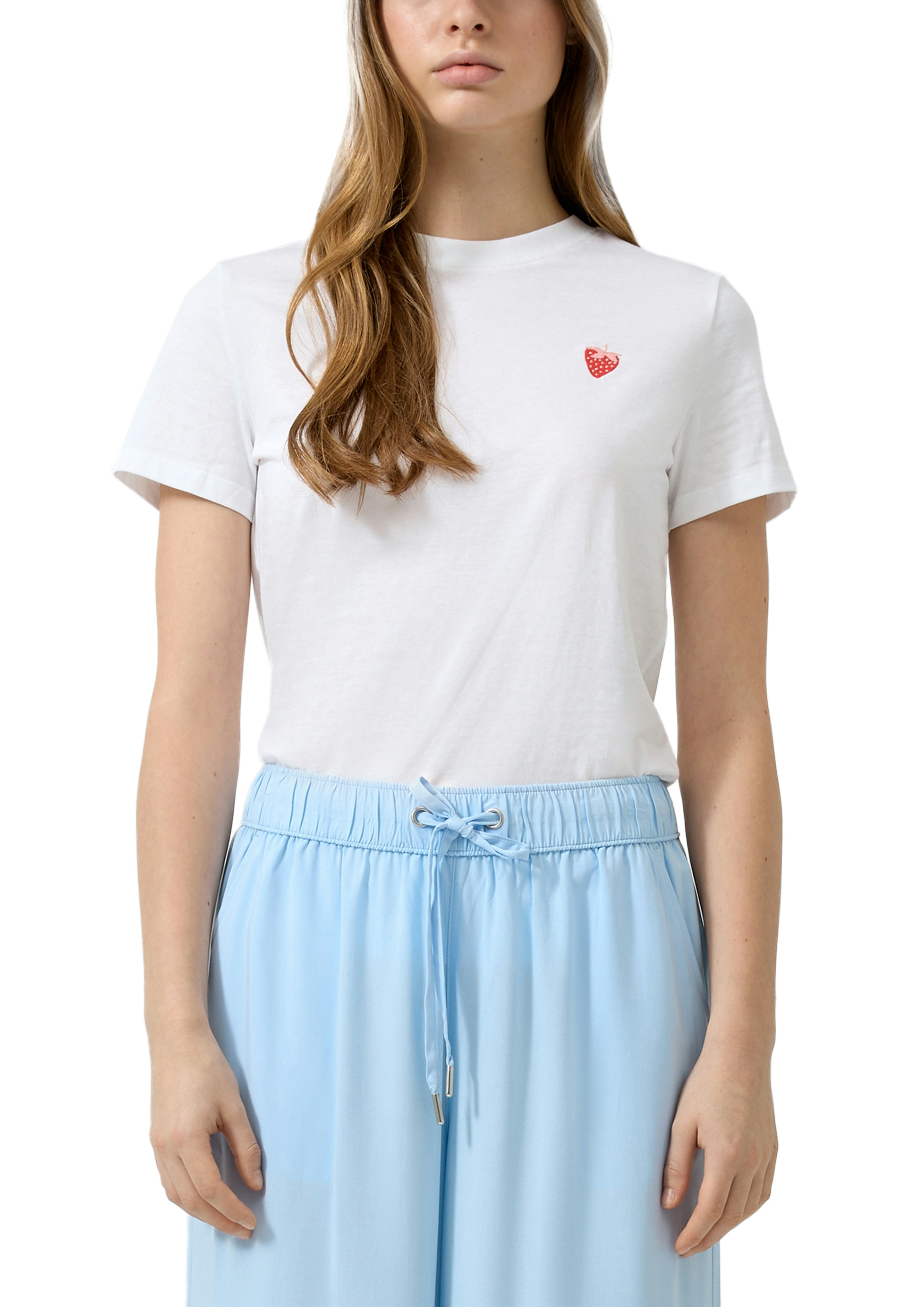 QS by S.Oliver Damen T-Shirts White