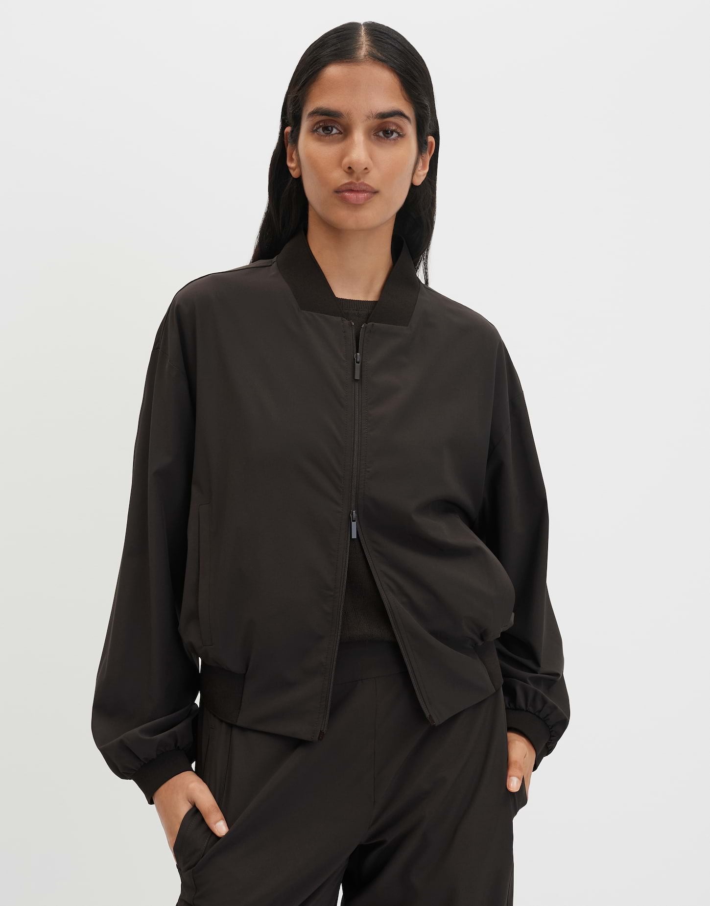 Someday Damen Blazer Dark Truffle