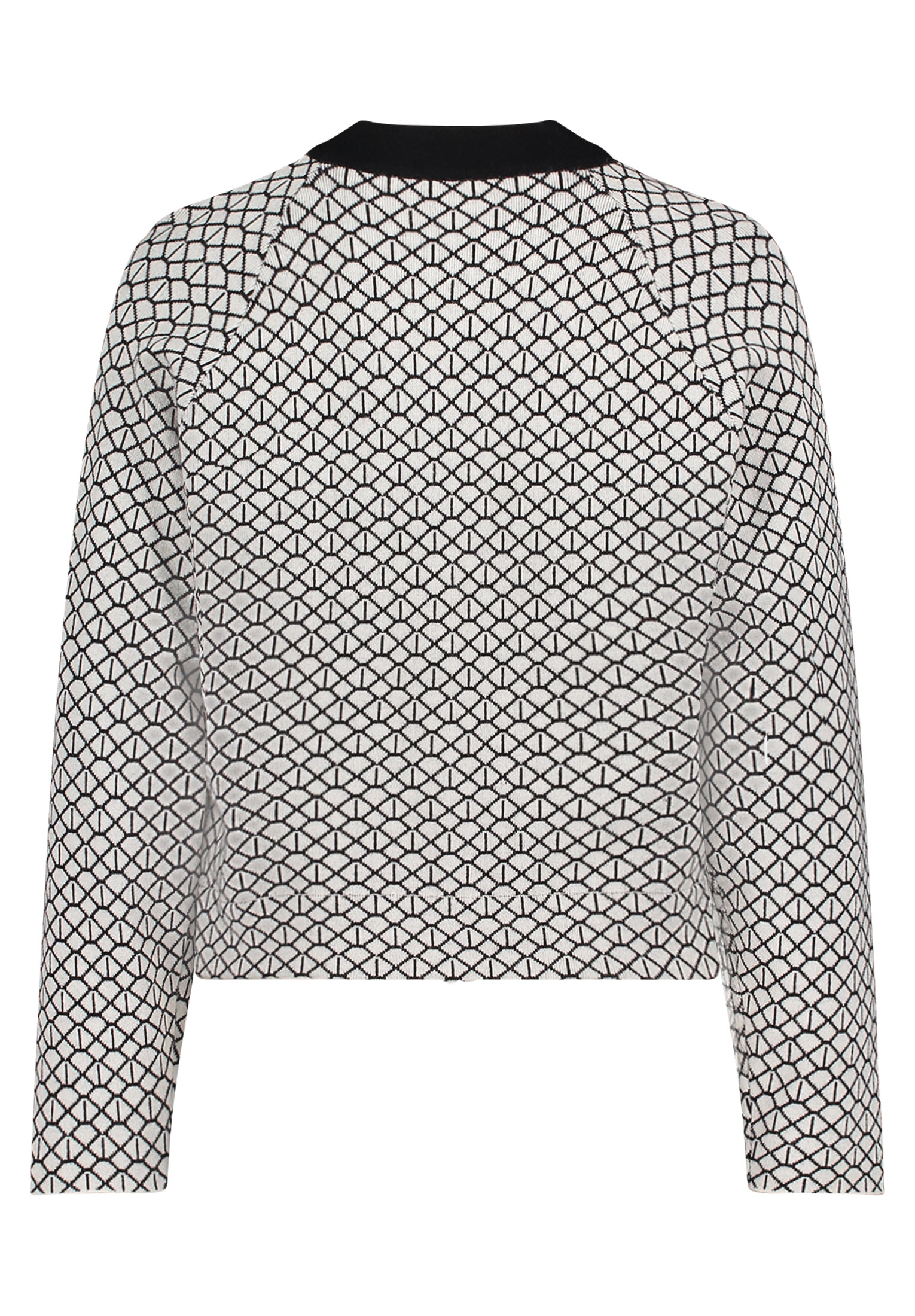 Betty & Co Damen Strickjacken Cream/Black