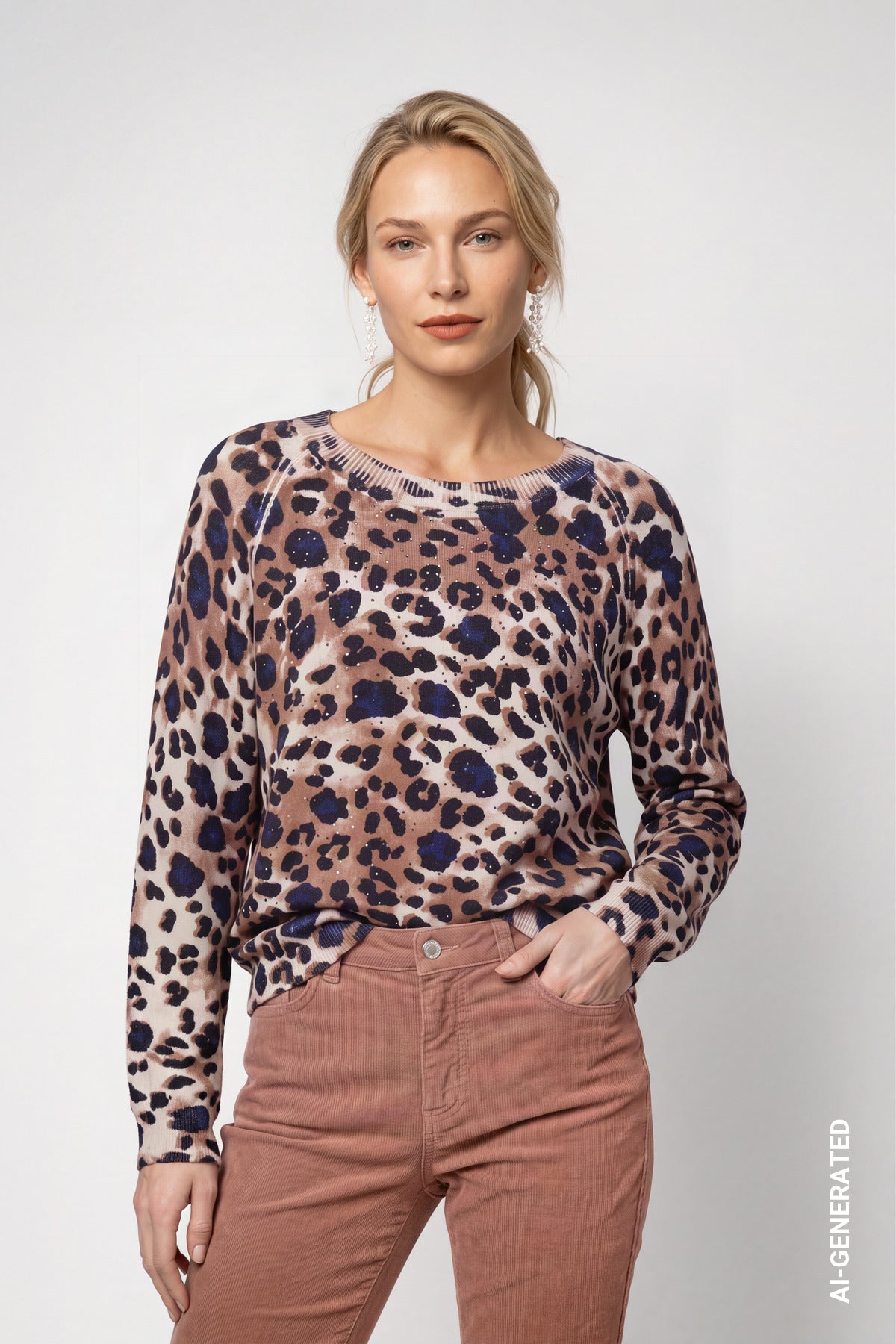 Monari Damen Pullover  Tiramisu Ge