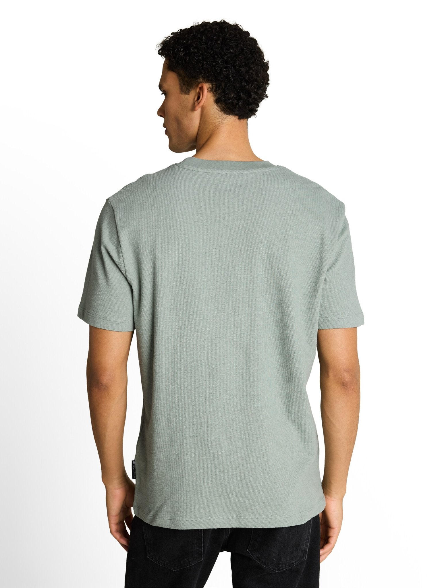 Tom Tailor denim Herren T-Shirts kurz Green Mist