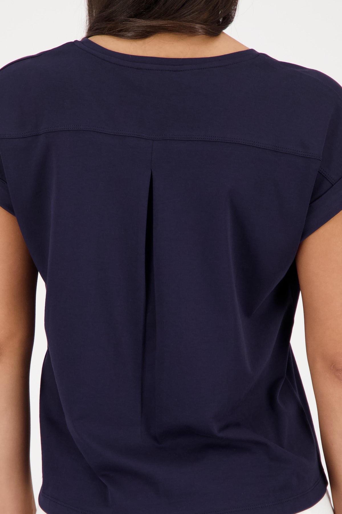 Monari Damen T-Shirts  Marine