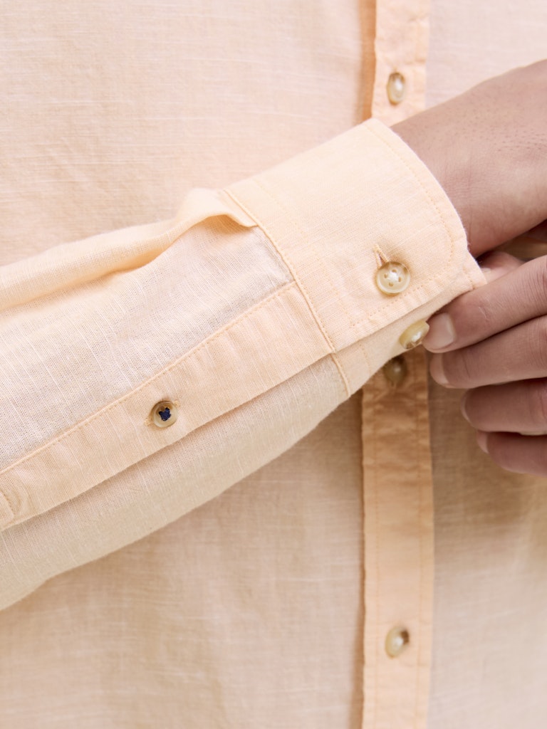 Jack & Jones Herren Hemden lang Peach Parfait