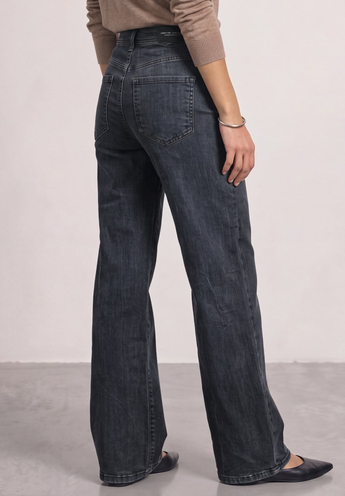 Street One Damen Hosen  Steel Gre