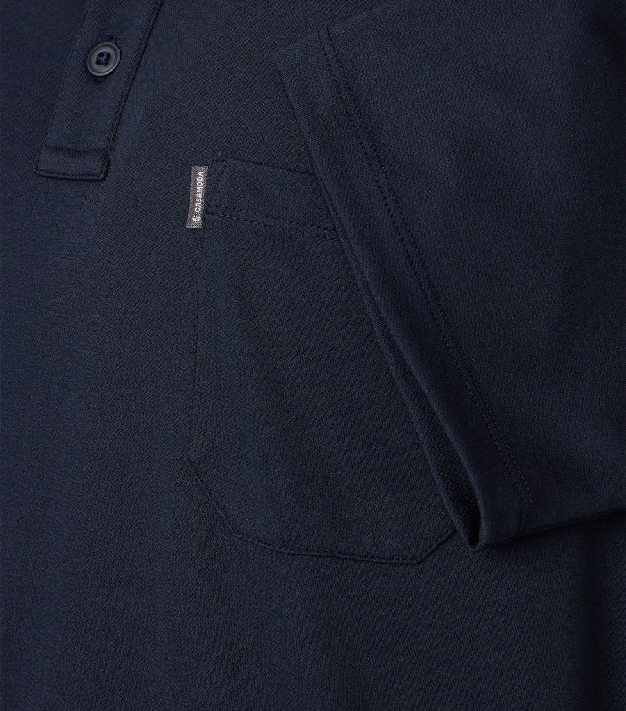 Casa Moda Herren Polo-Shirts Blau