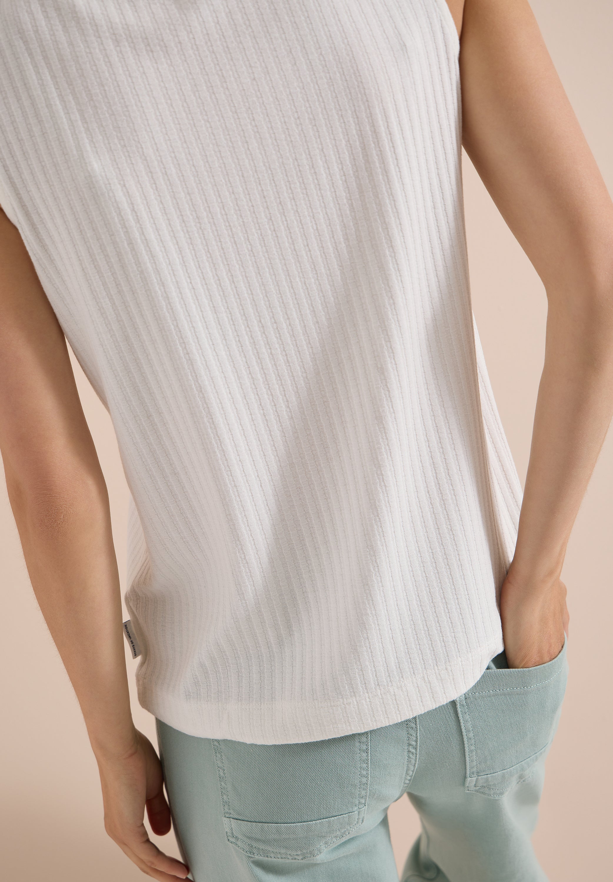 Cecil Damen T-Shirts  Vanilla W