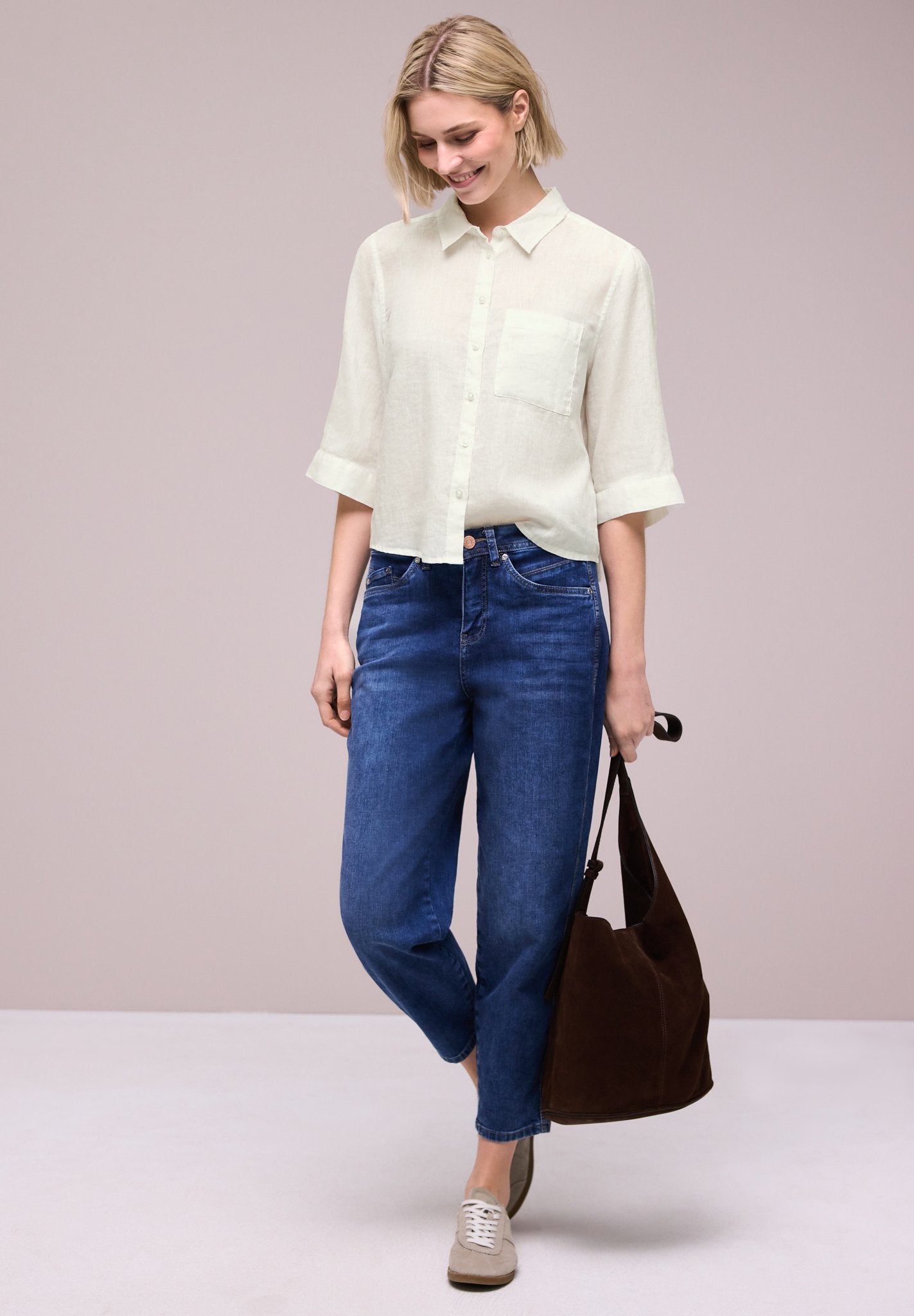 Street One Damen Blusen  Off White