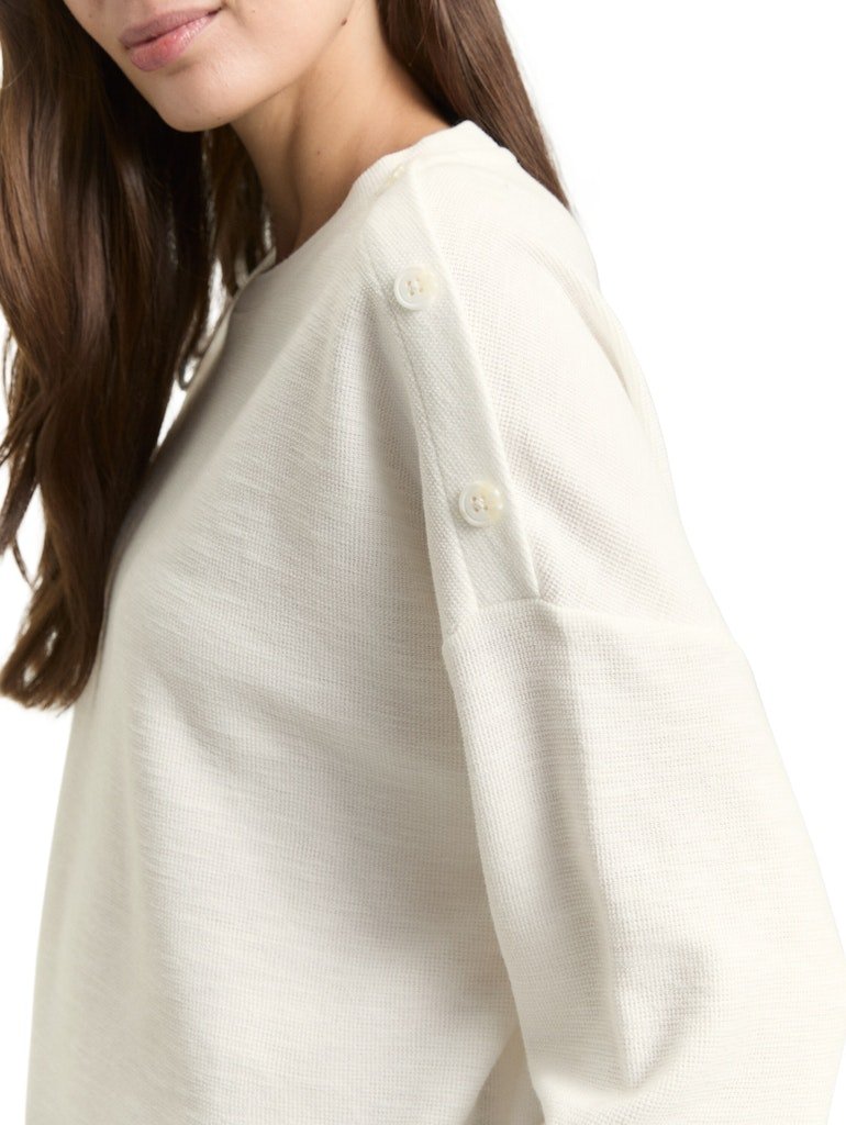 Tom Tailor Damen Tops Whisper White