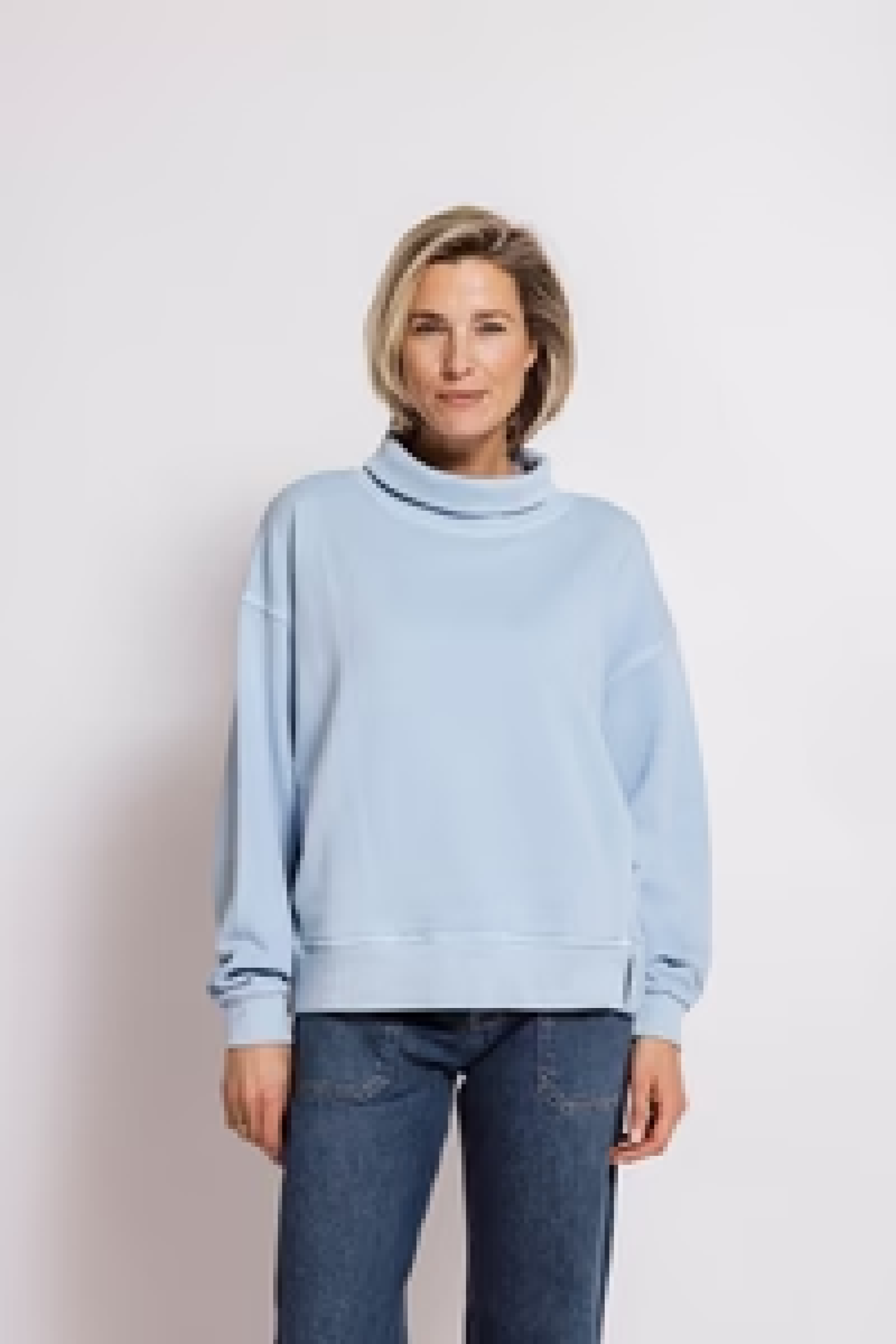 Zhrill Damen Sweatshirts  Blue