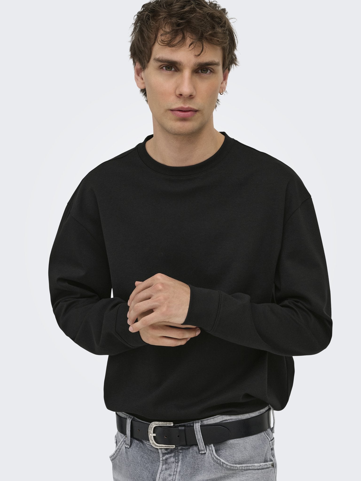 Only & Sons Herren T-Shirts kurz Black