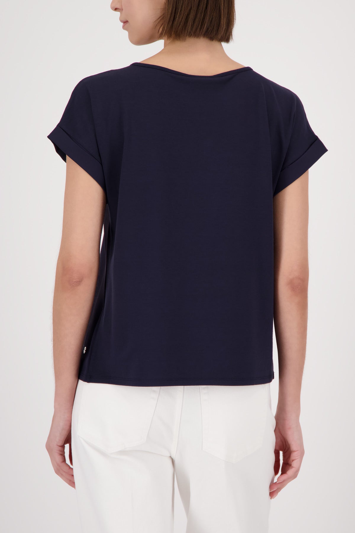 Monari Damen T-Shirts  Marine