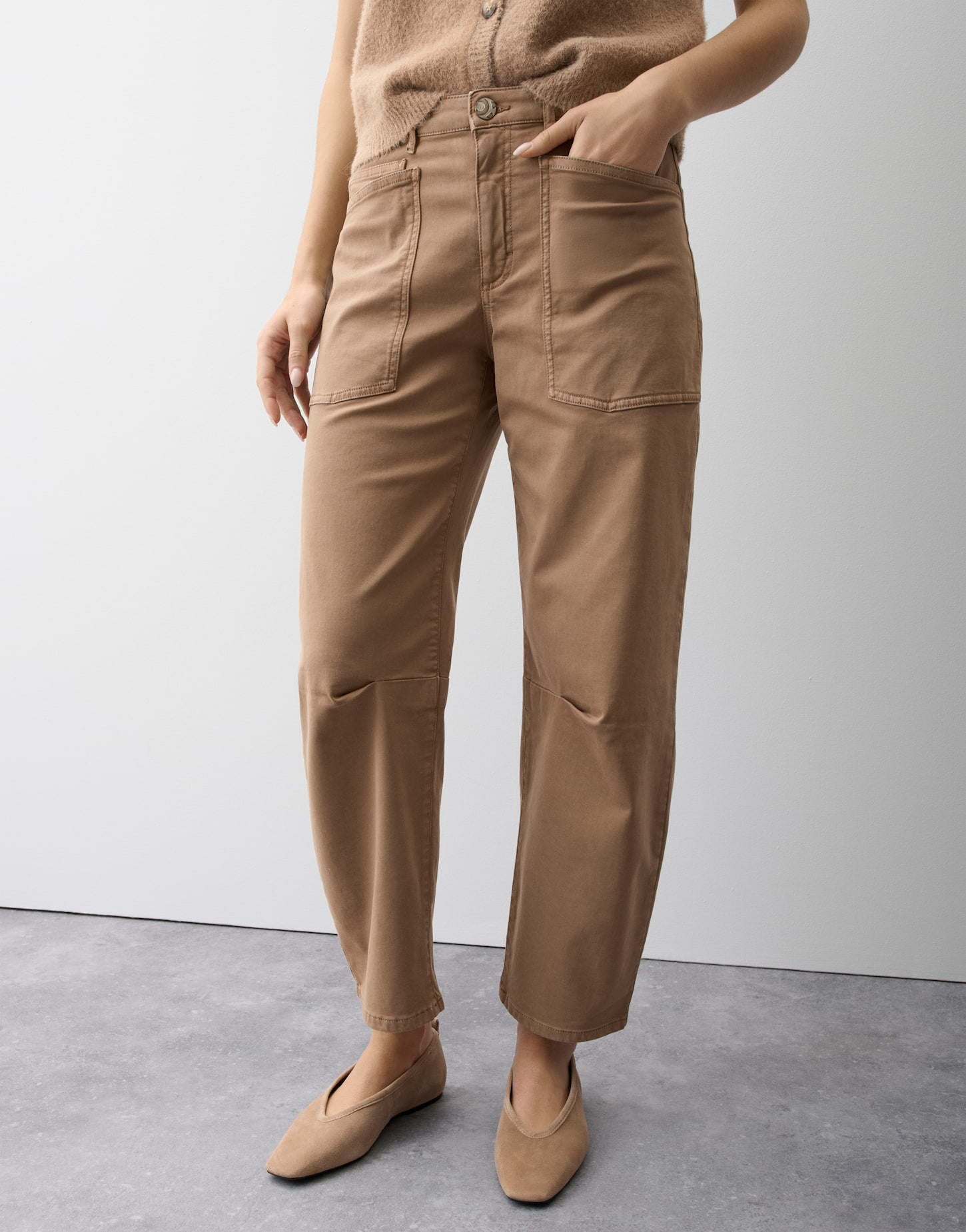 Opus Pants Damen Jeans  Light Moc