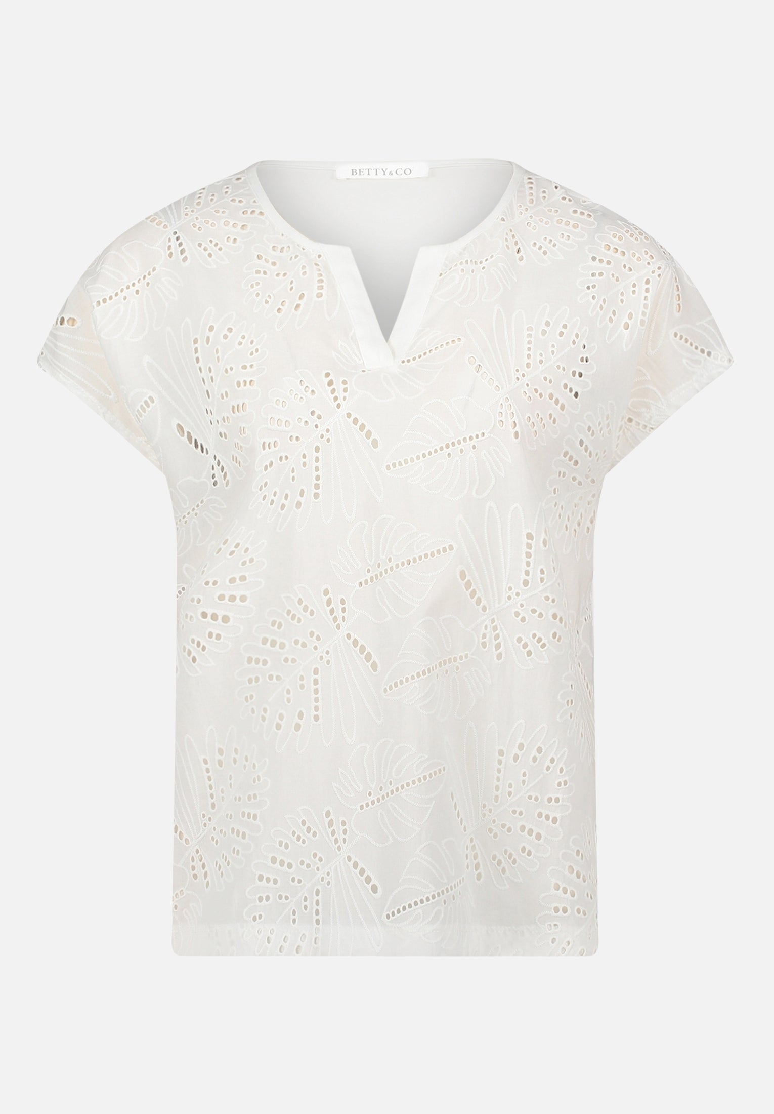 Betty & Co Damen T-Shirts Offwhite