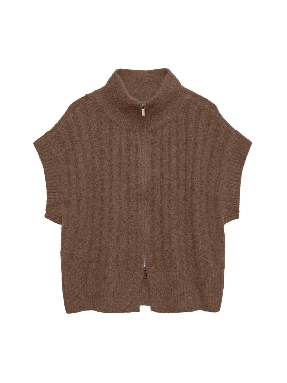 Vero Moda Damen Indoorwesten Cocoa Brown/Mel