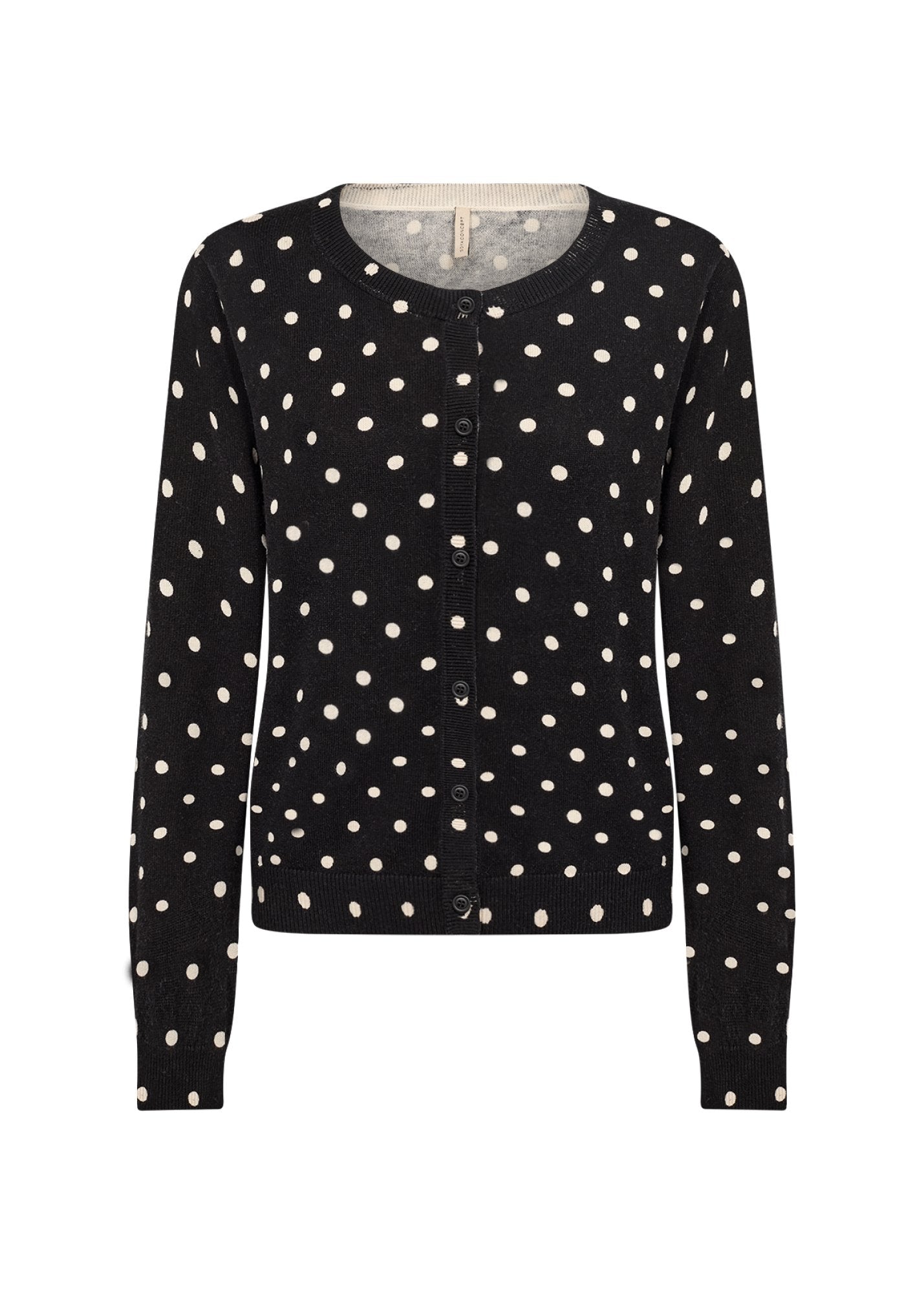 Soya Concept Damen Strickjacken Black Combi