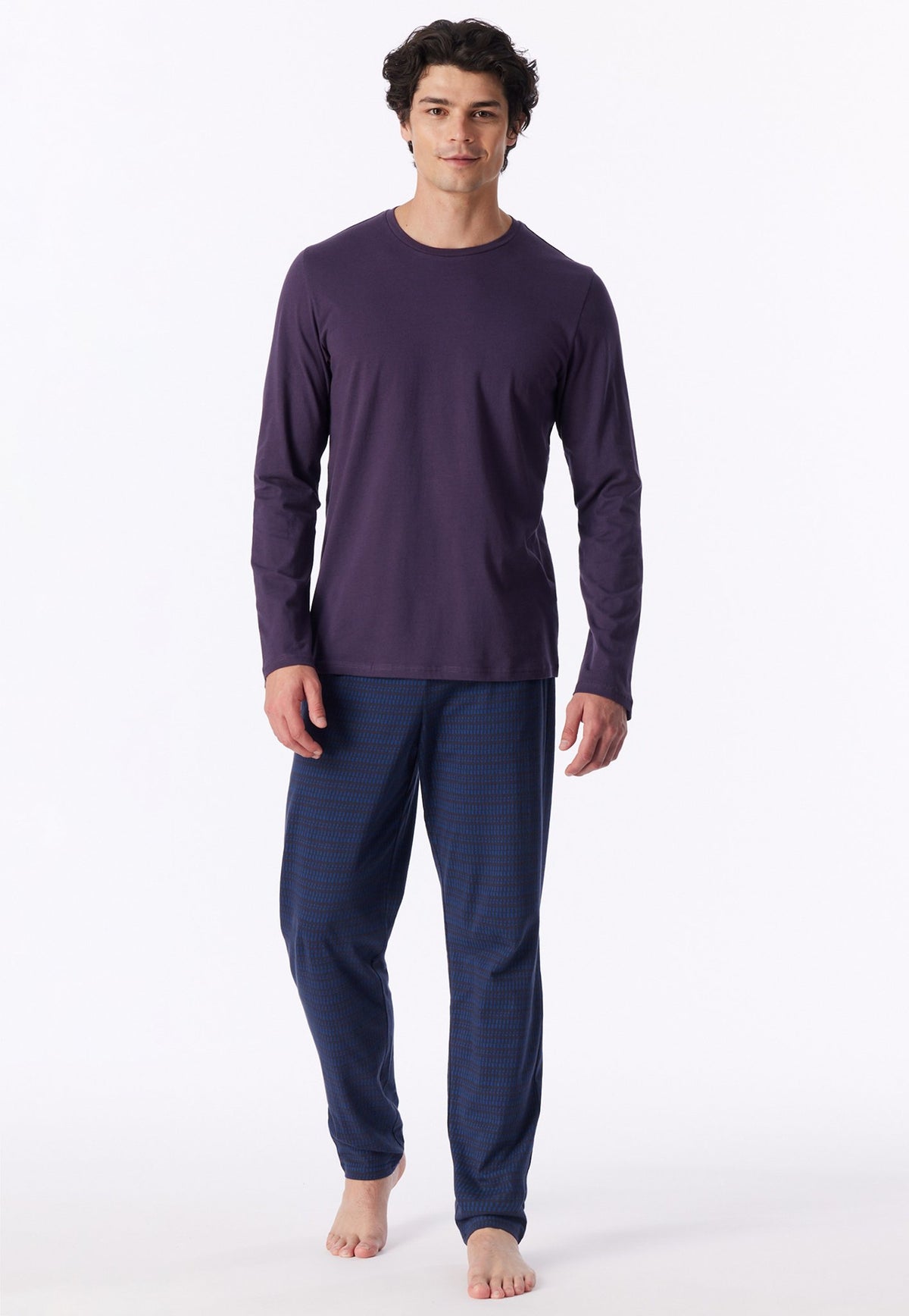 Schiesser Herren Aubergine