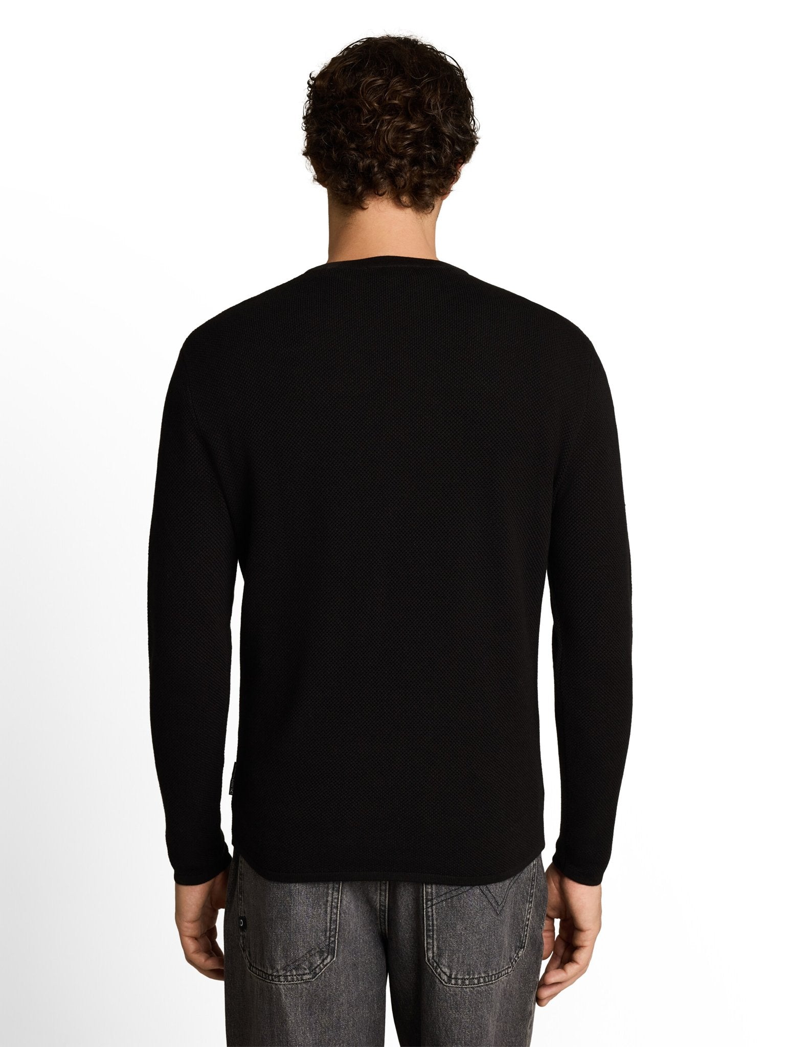 Tom Tailor denim Herren Pullover Black