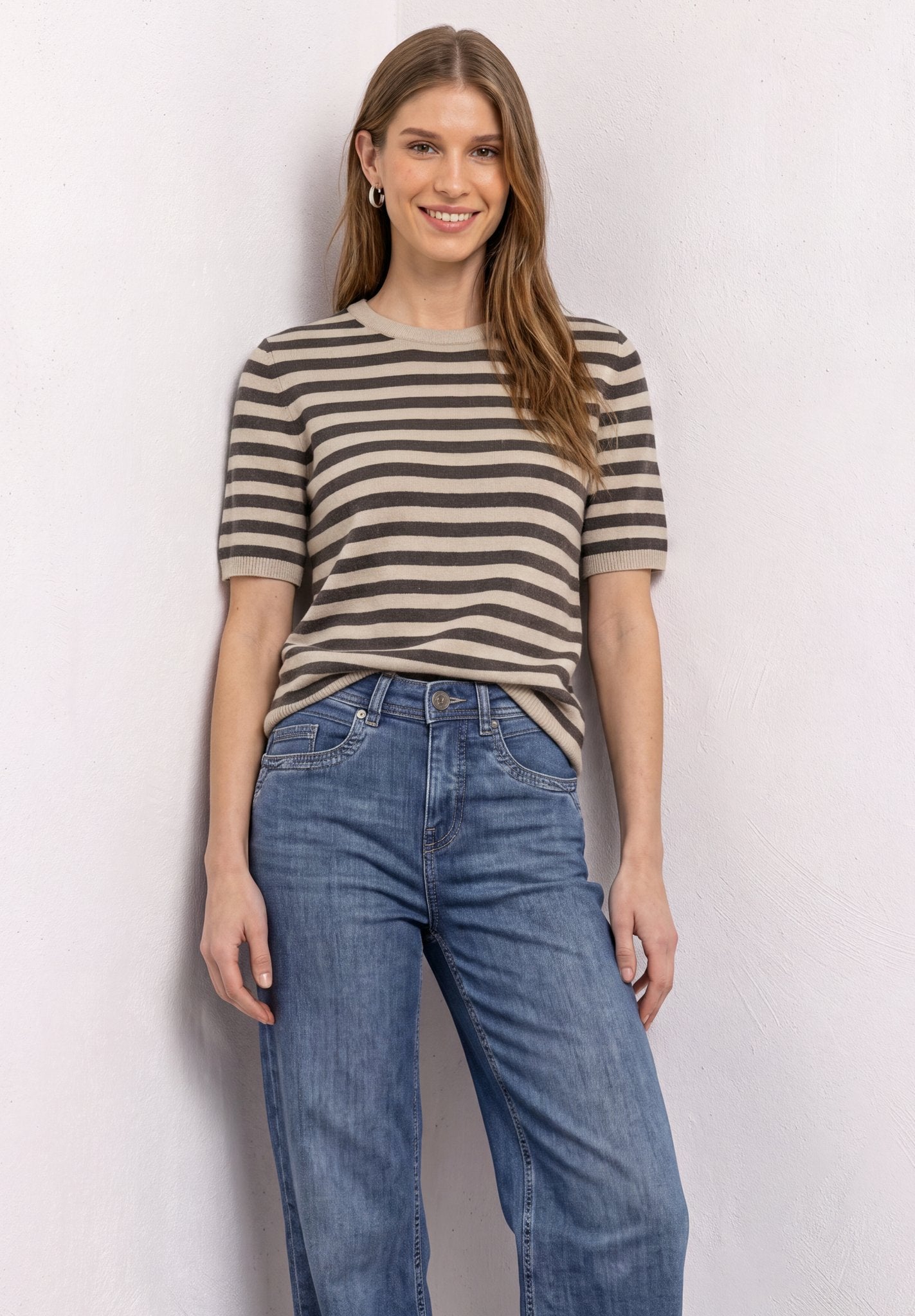 Street One Damen Pullover  Clay Sand