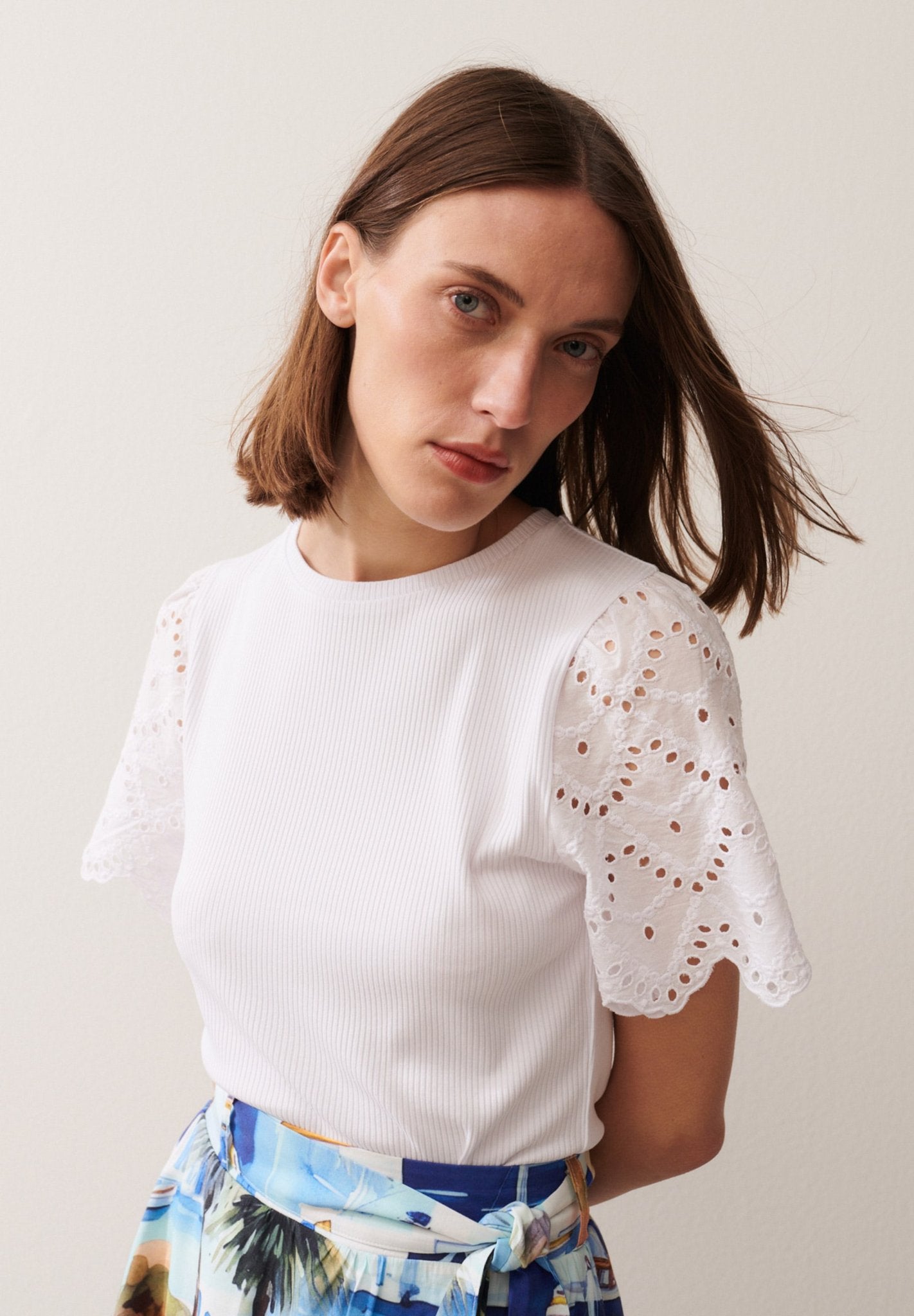 More & More Damen T-Shirts White