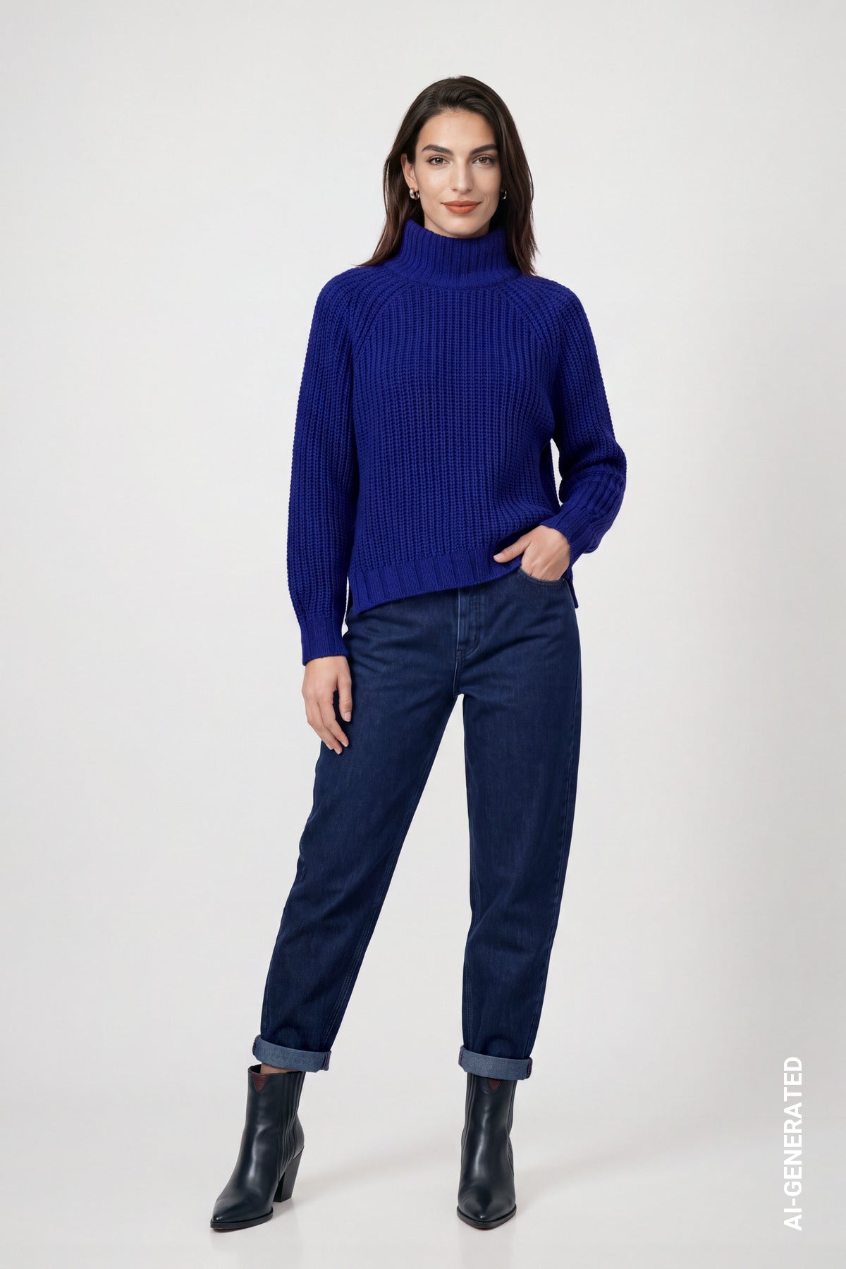 Monari Damen Pullover Royal Blue