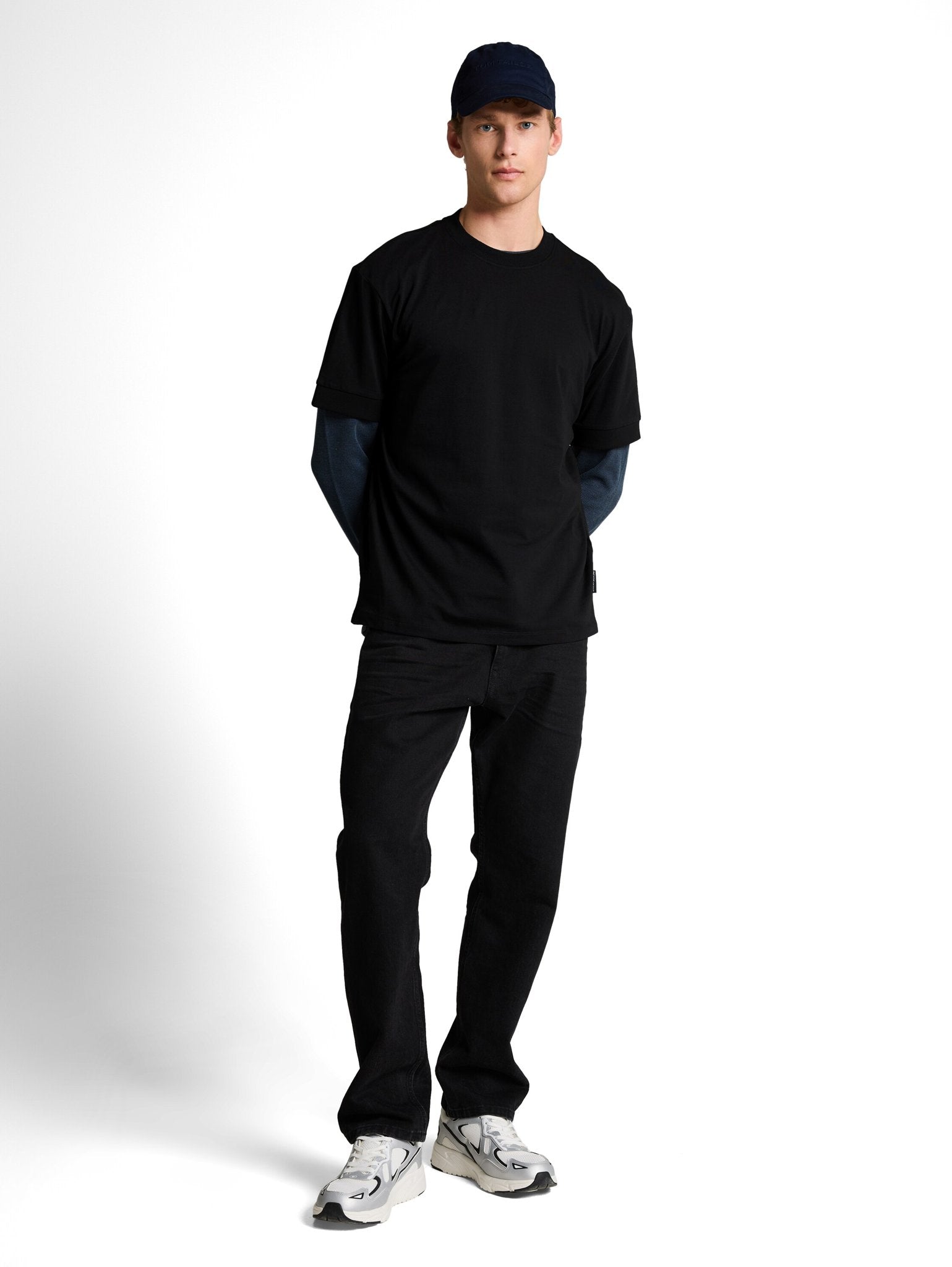 Tom Tailor denim Herren T-Shirts kurz Black