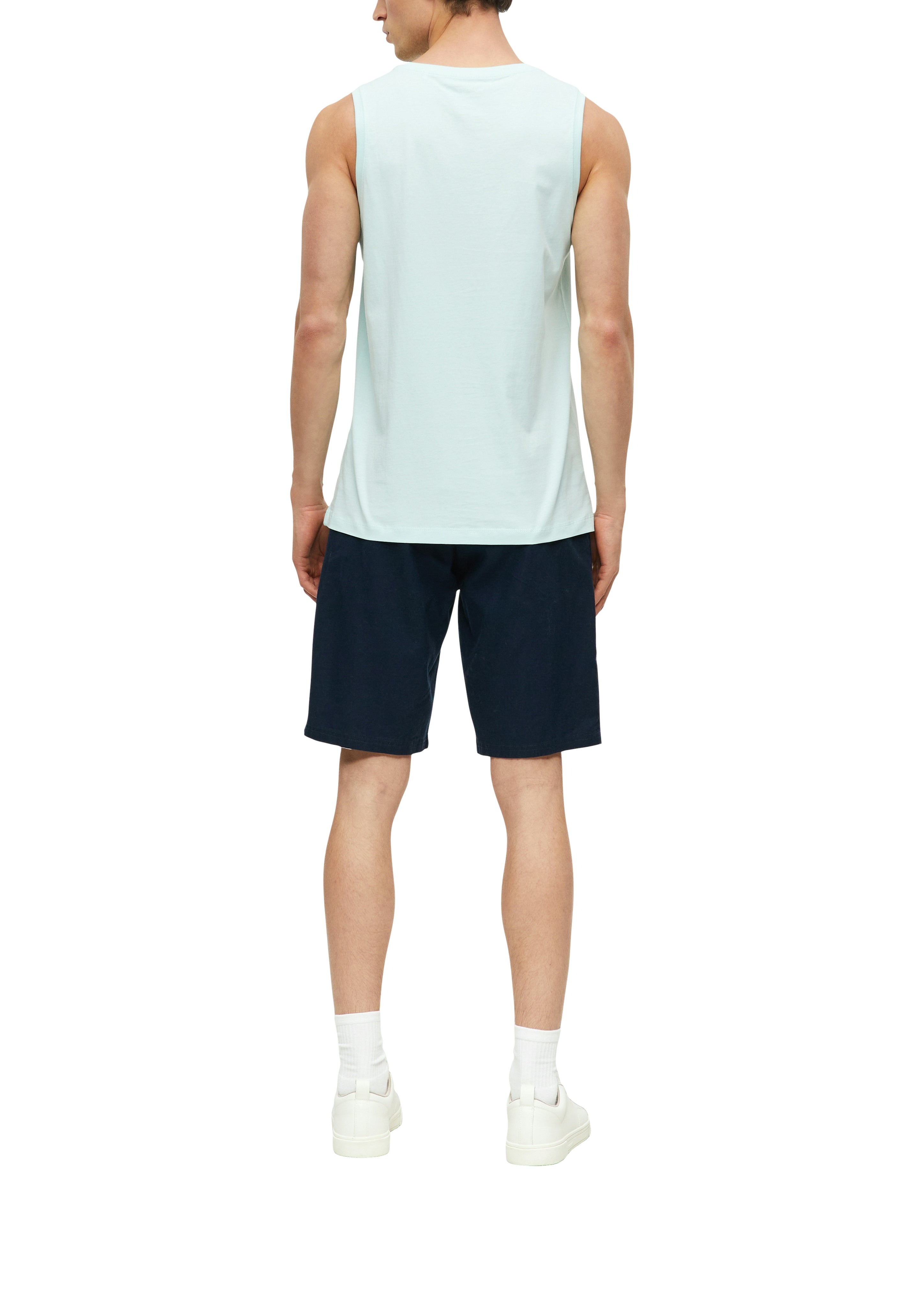 S. Oliver red Herren T-Shirts kurz Blue Green