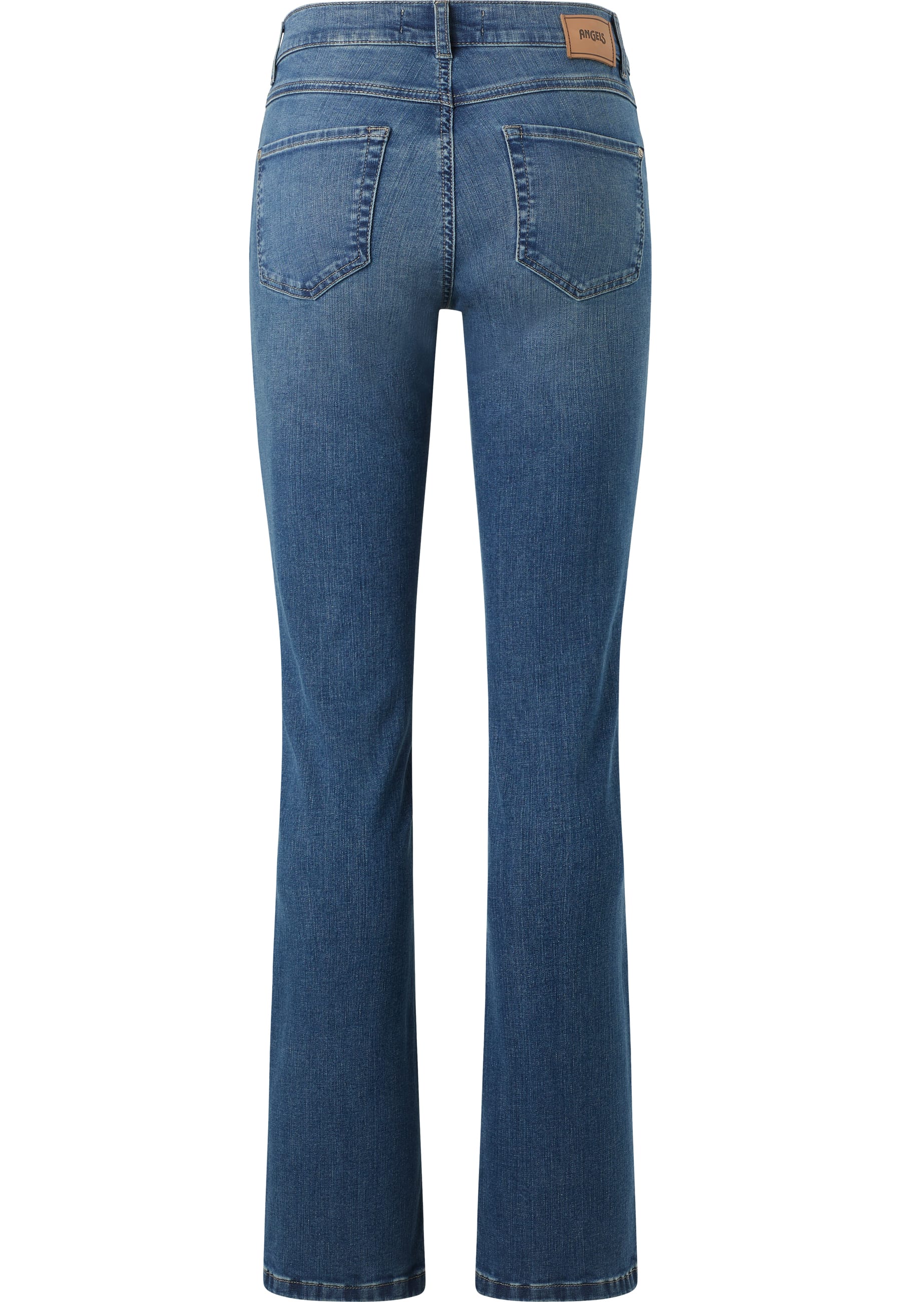 Angels Damen Jeans Mid Blue Us