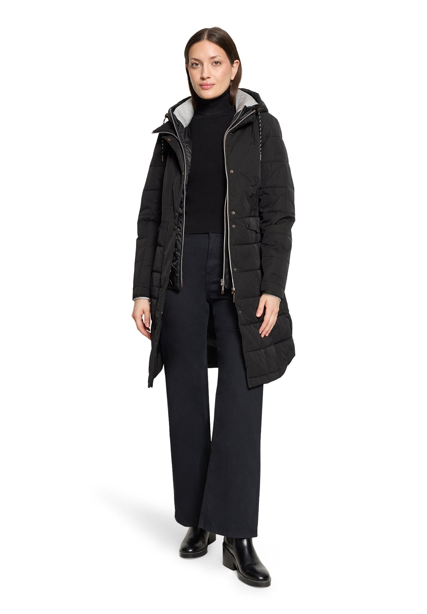 Gil Bret Damen Mantel  Jet Black