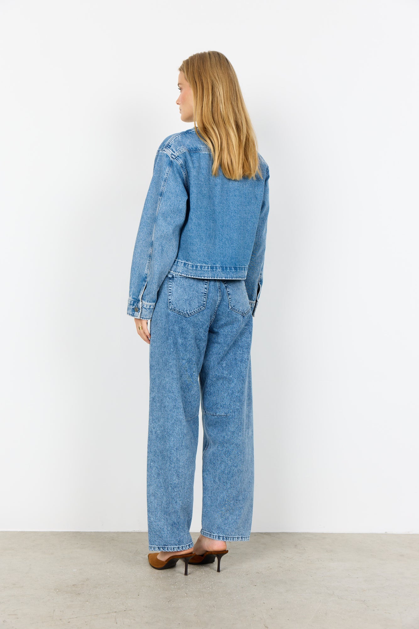 Soya Concept Damen Jacken Medium Blue Den