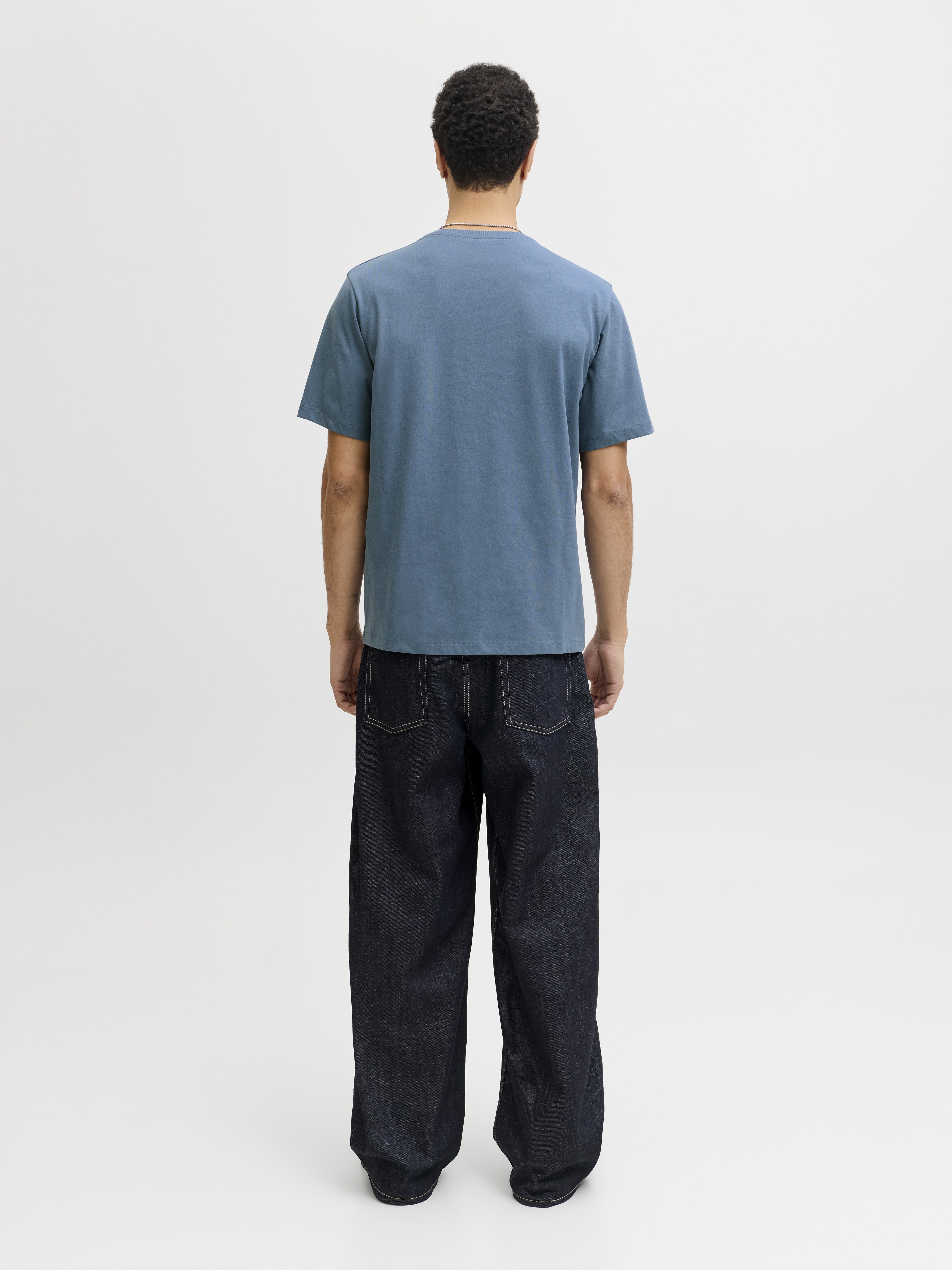 Jack & Jones Herren T-Shirts kurz Blue Mirage