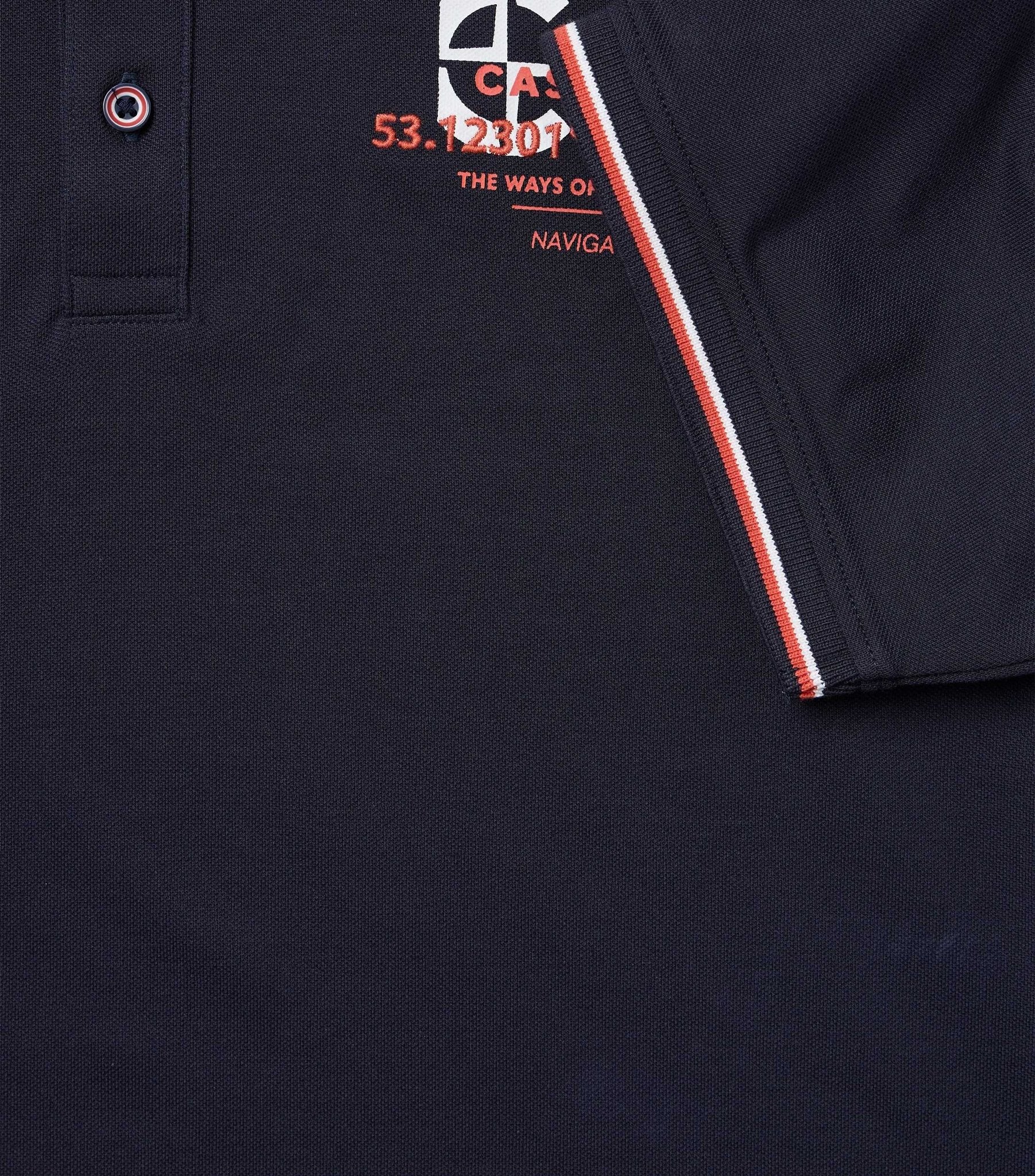 Casa Moda Herren Polo-Shirts  Blau