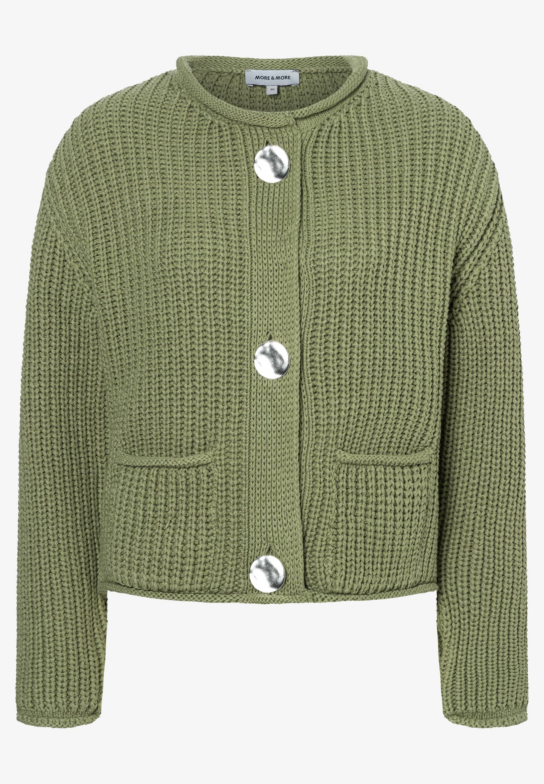 More & More Damen Strickjacken  Spring Gre