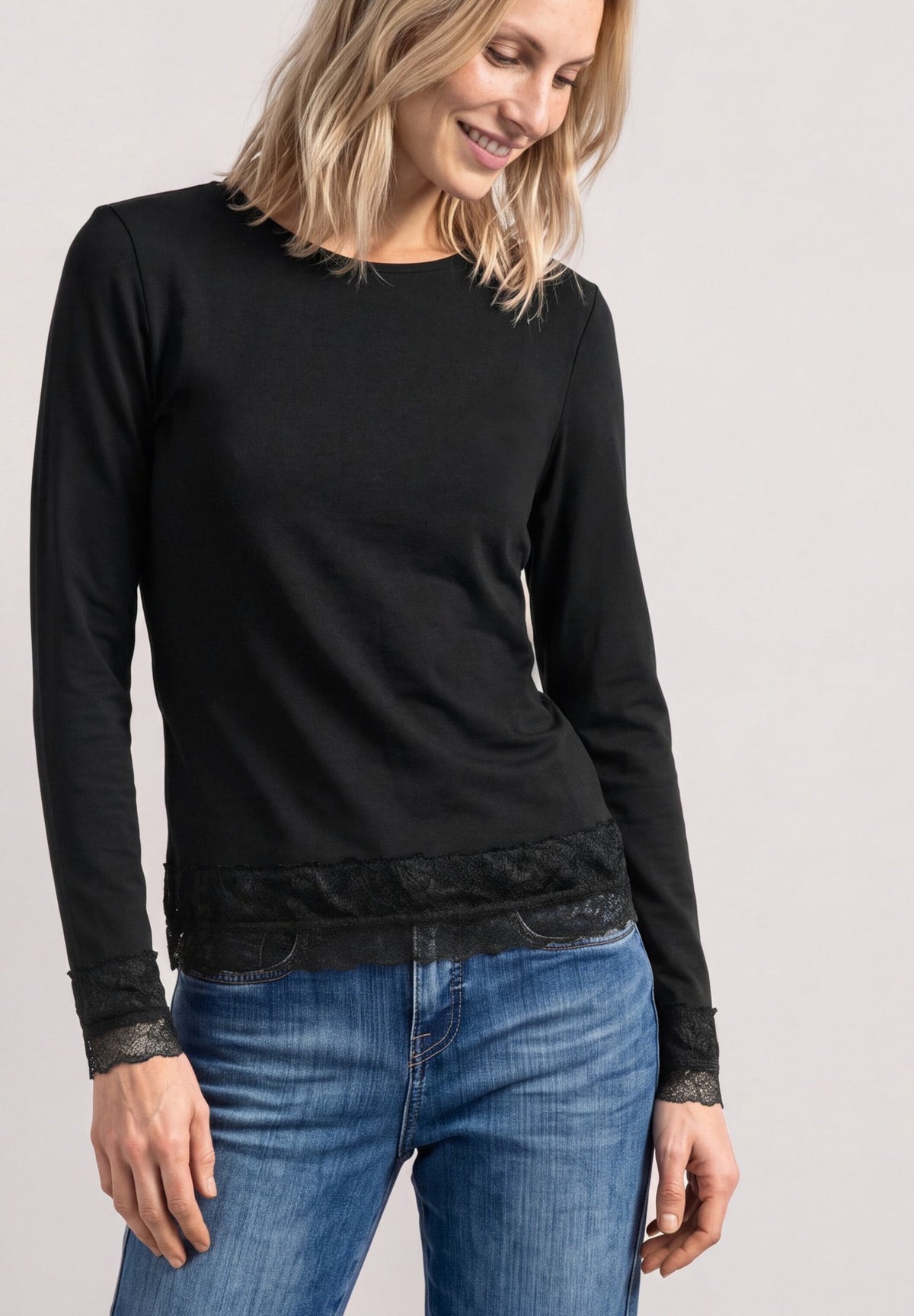 Street One Damen T-Shirts  Black