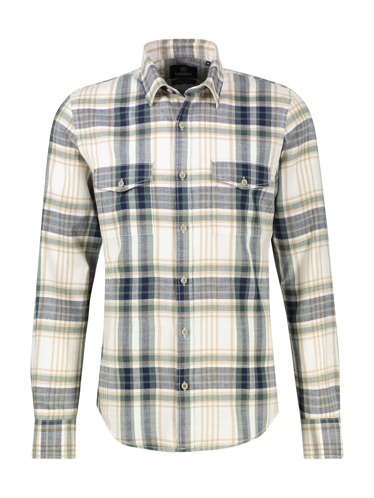 Lerros Herren Hemden Broken White