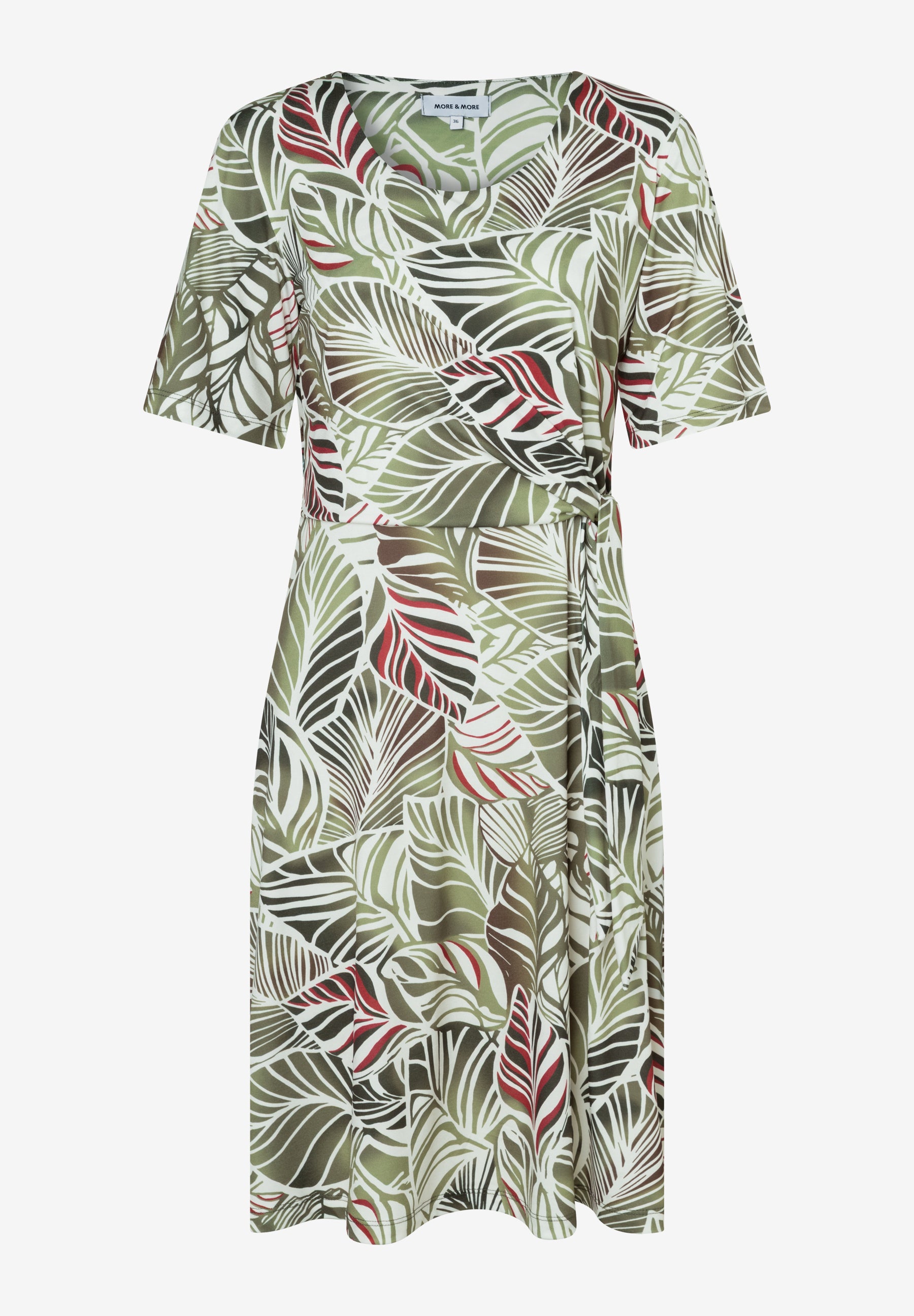More & More Damen Kleider Big Leaves