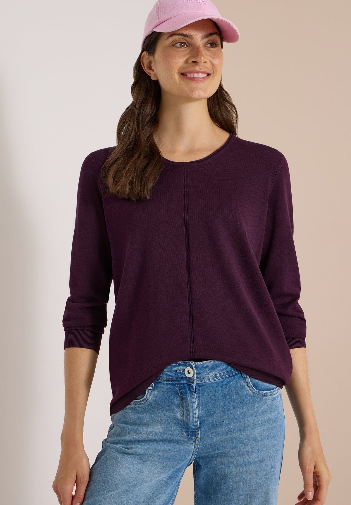 Cecil Damen Pullover  Eggplant