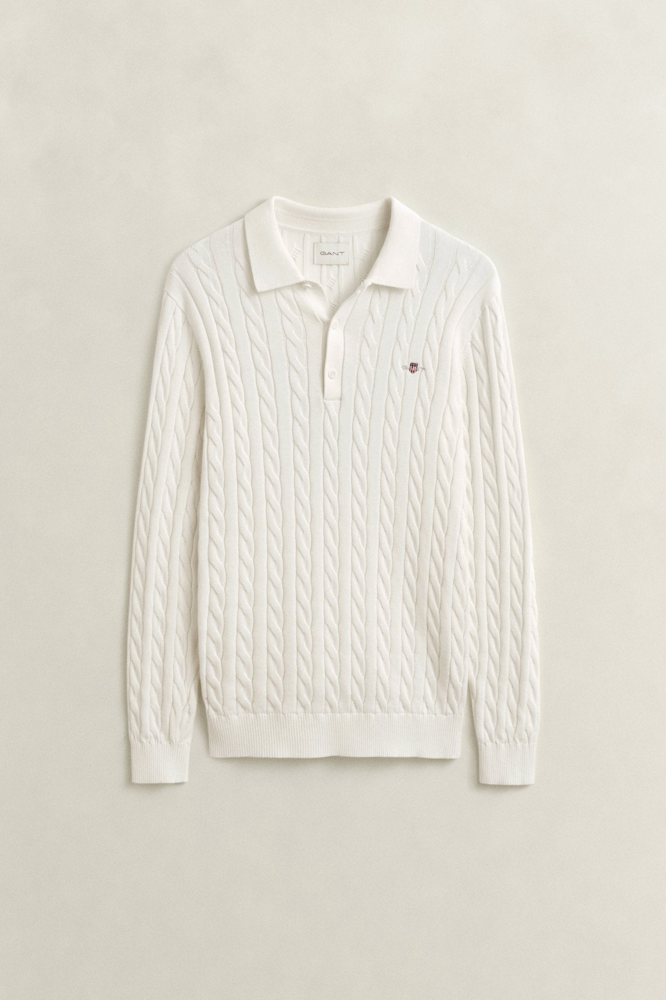 Gant Herren Pullover  Cream