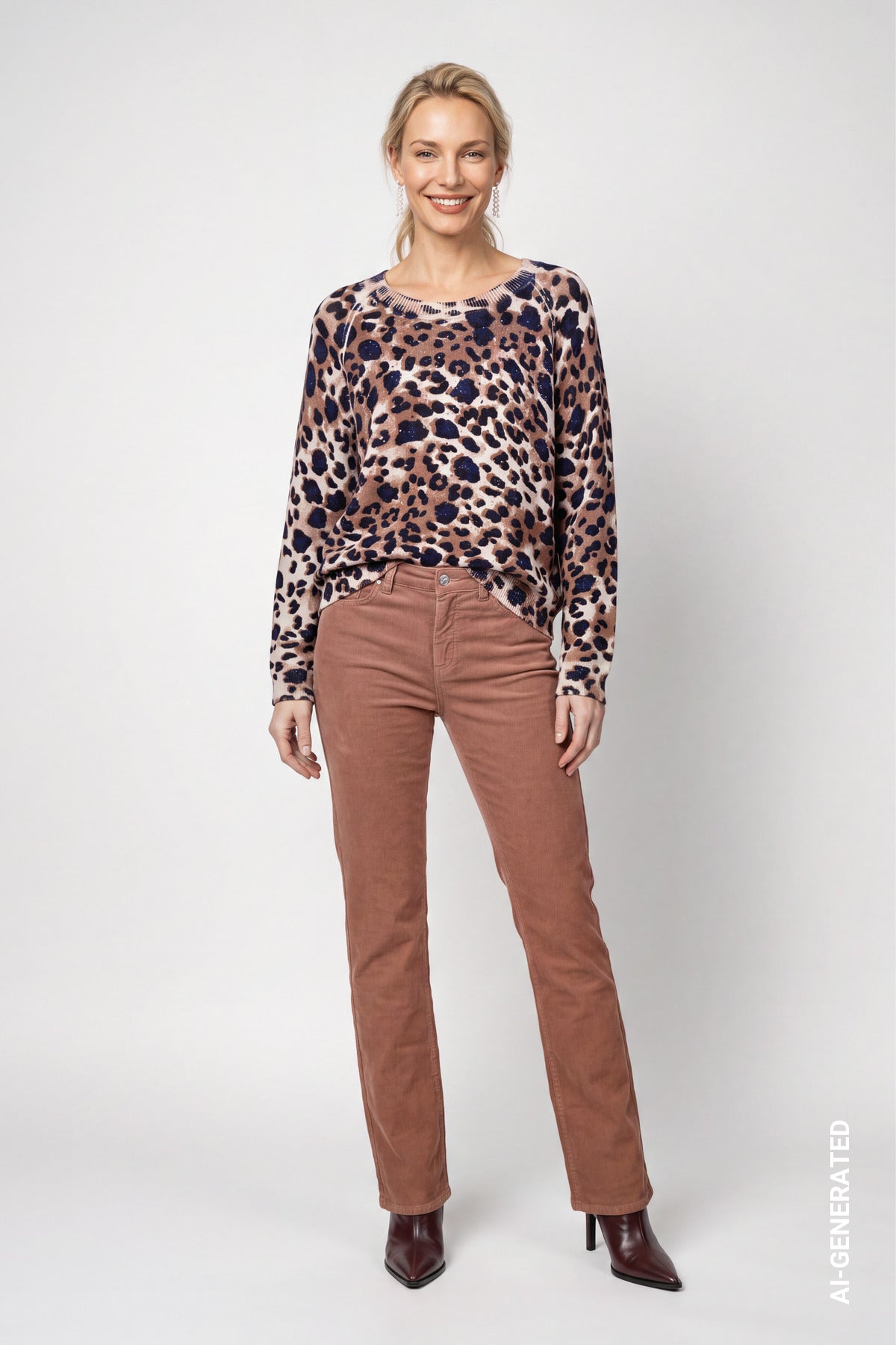 Monari Damen Pullover Tiramisu Ge